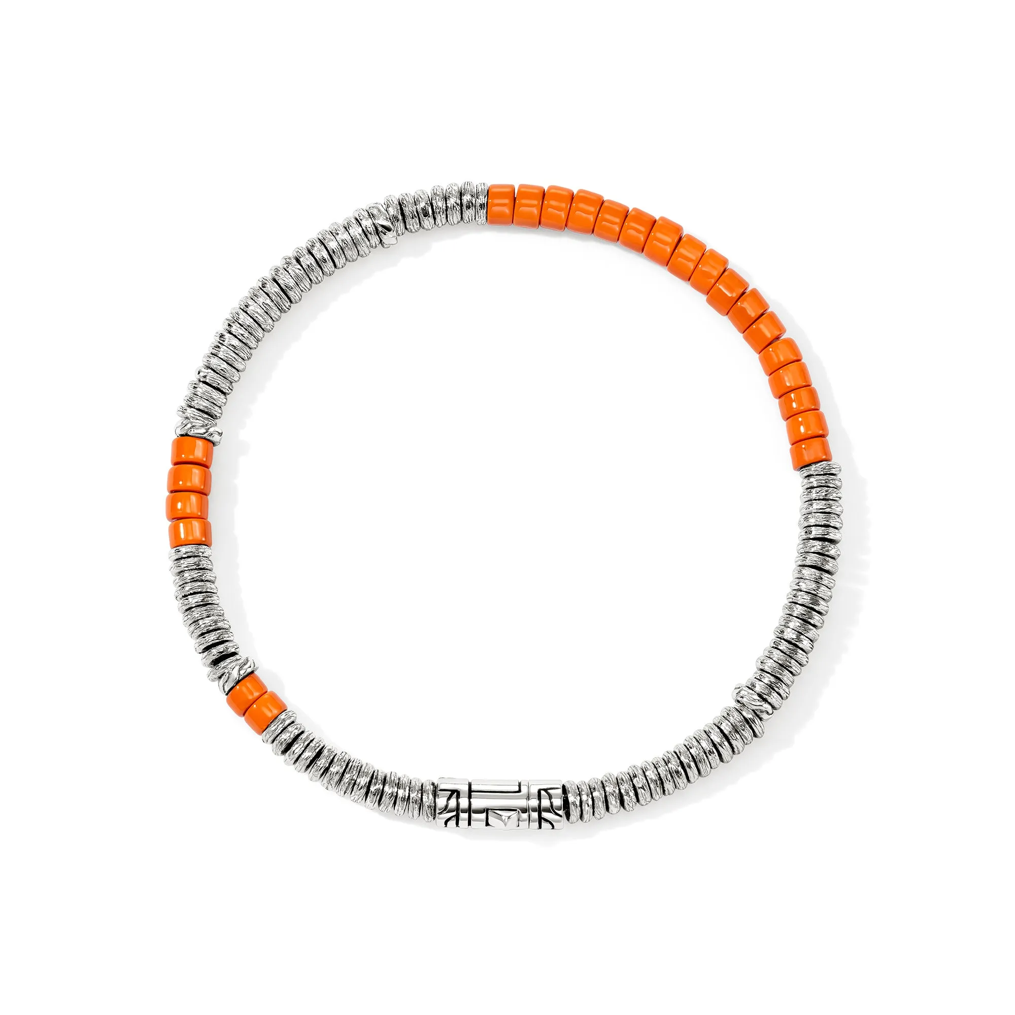 Heishi Bracelet, Sterling Silver, Enamel|BU900698OR sold by John Hardy product image thumbnail 4