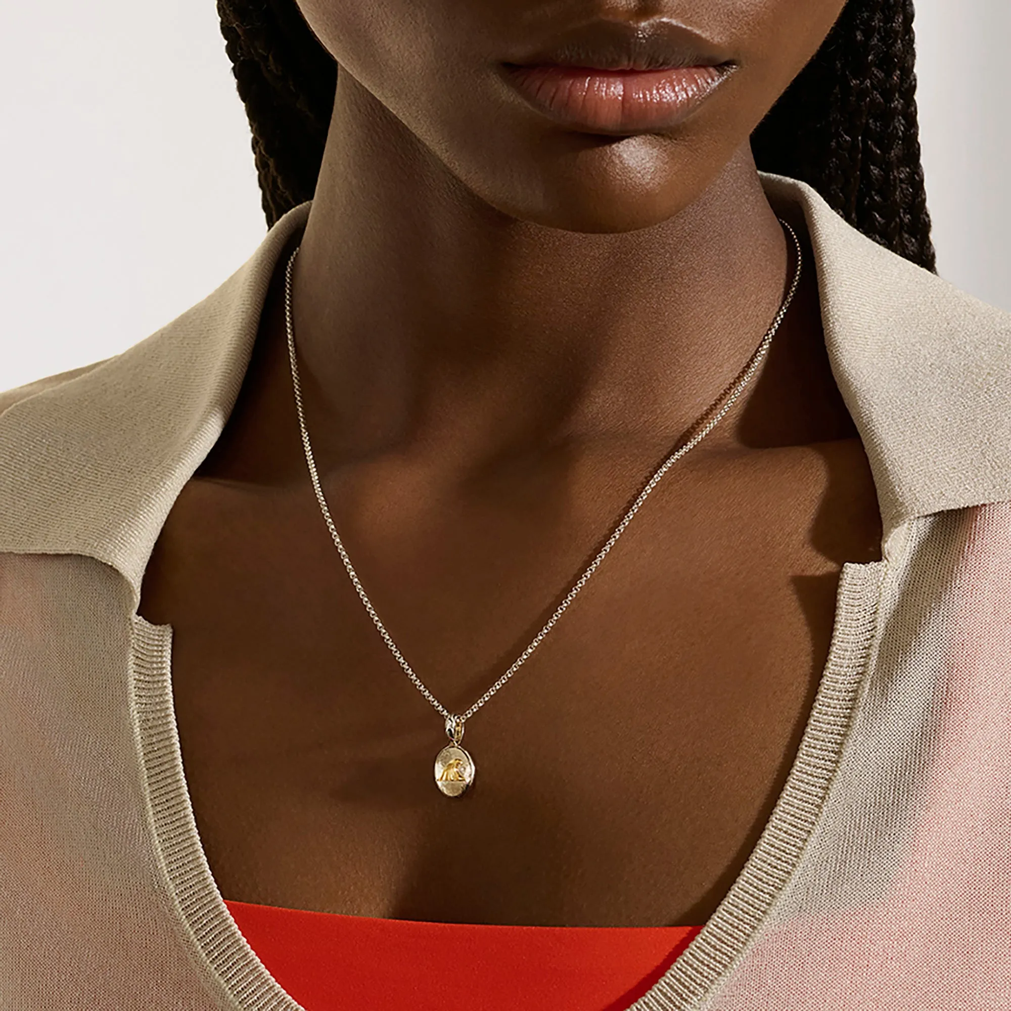 Wave Talisman Necklace, Gold, Sterling Silver|NZZ98823 sold by John Hardy product image thumbnail 4