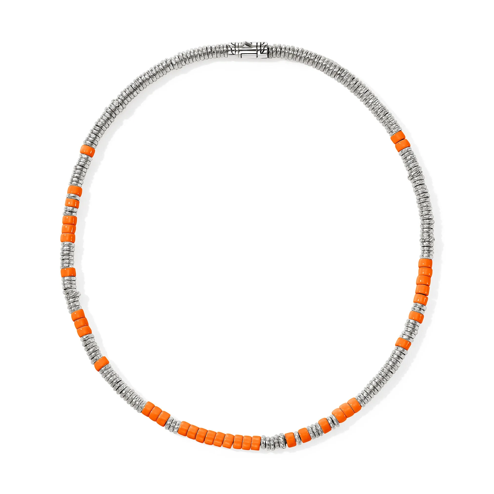 Heishi Necklace, Sterling Silver, Enamel|NM98907OR sold by John Hardy product image thumbnail 3