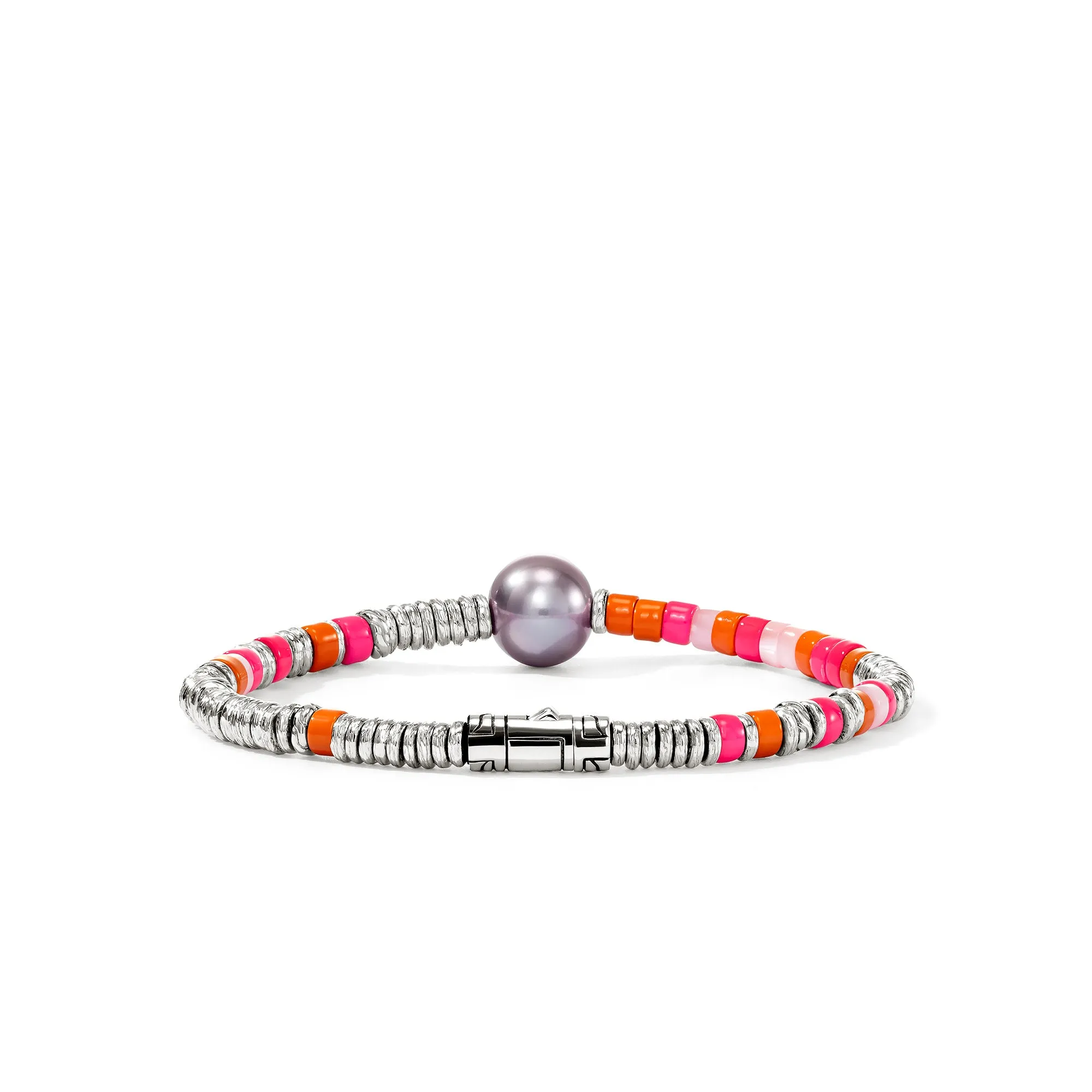 Heishi Bracelet, Sterling Silver, Hardstones, Pearl|BUS988891PMOPPPL sold by John Hardy product image thumbnail 3