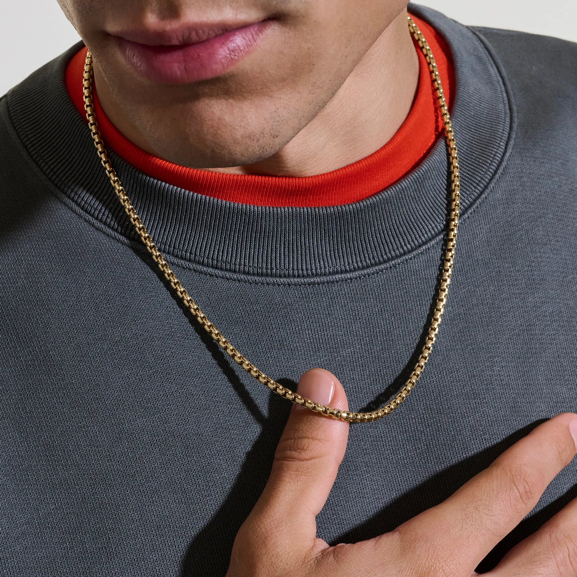 Box Chain Necklace, Gold, 3.7MM|NMGG98808 sold by John Hardy product image thumbnail 3