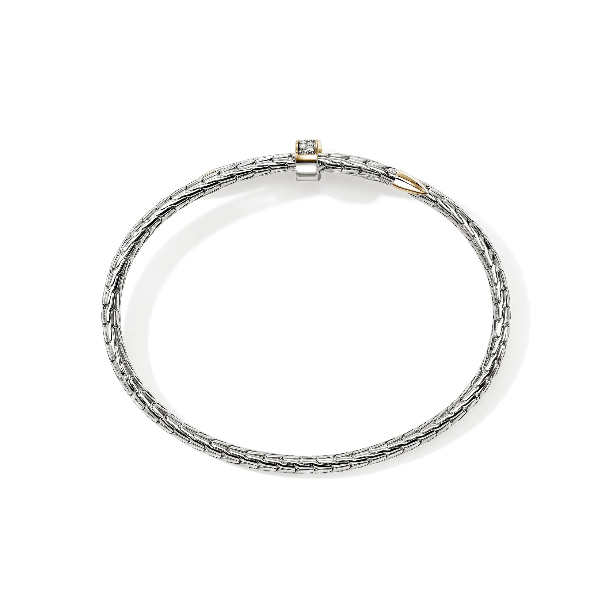 Spear Flex Cuff, Gold, Sterling Silver, Diamonds, 4MM|CZZP9878722DI sold by John Hardy product image thumbnail 5