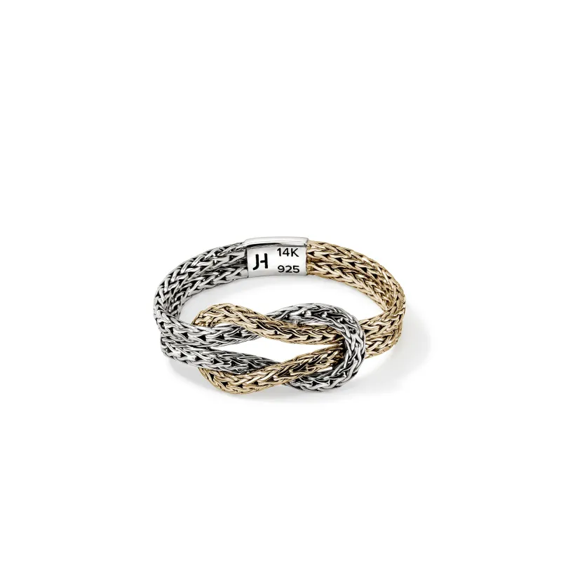 Love Knot Ring, Gold, Sterling Silver, 3.6MM|RZZ901040 sold by John Hardy
