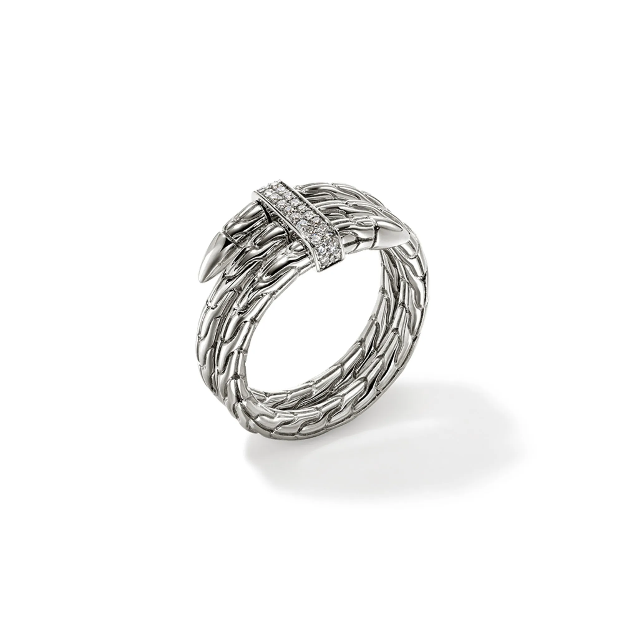 Spear Ring, Sterling Silver, Diamonds, Wide|RBP986812DI sold by John Hardy product image thumbnail 3
