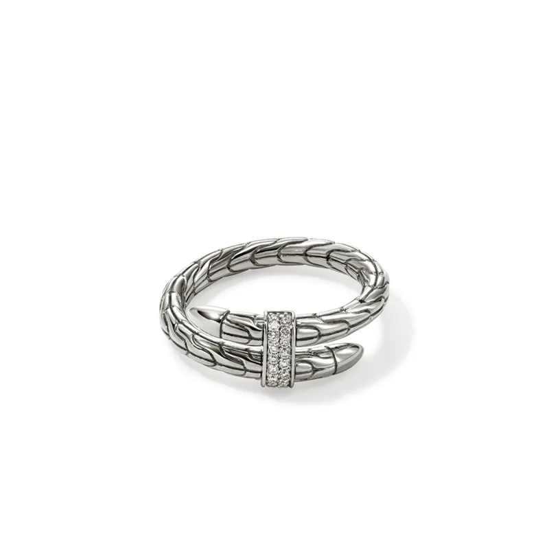 Spear Ring, Sterling Silver, Diamonds|RBP986802DI sold by John Hardy