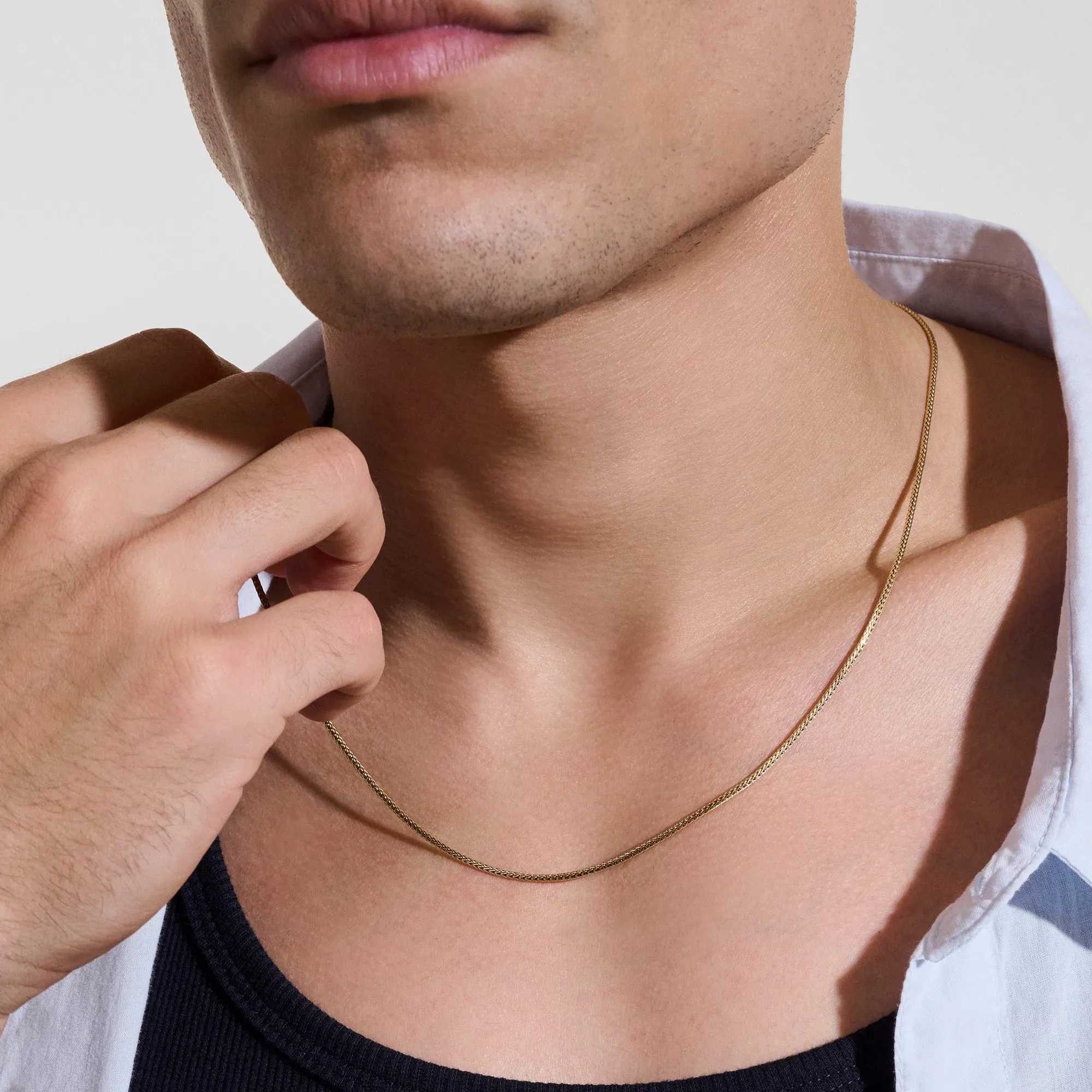 Icon Mini Necklace, Gold, 1.8MM|NMGG98891 sold by John Hardy product image thumbnail 3