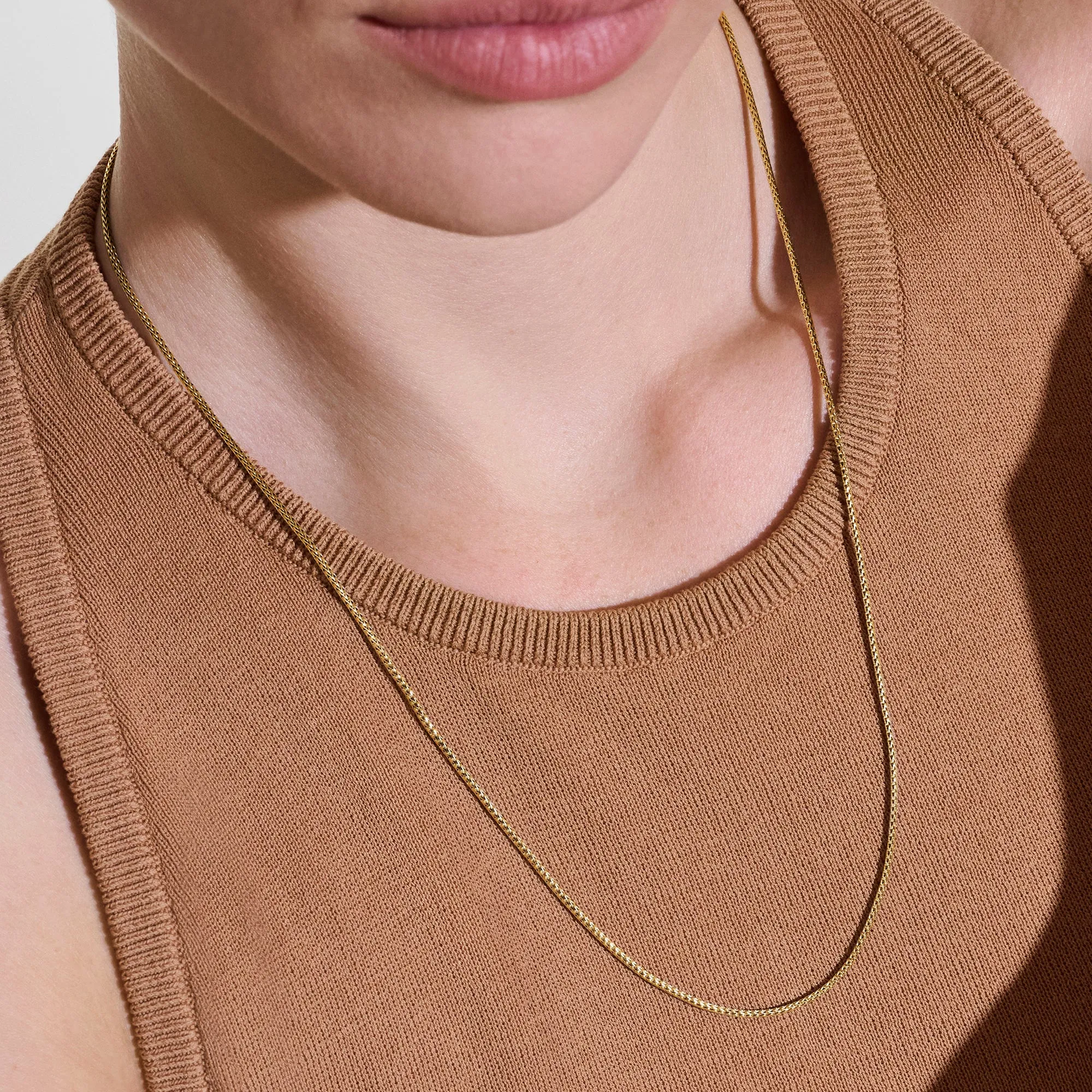 Icon Mini Necklace, Gold, 1.8MM|NMGG98891 sold by John Hardy product image thumbnail 4