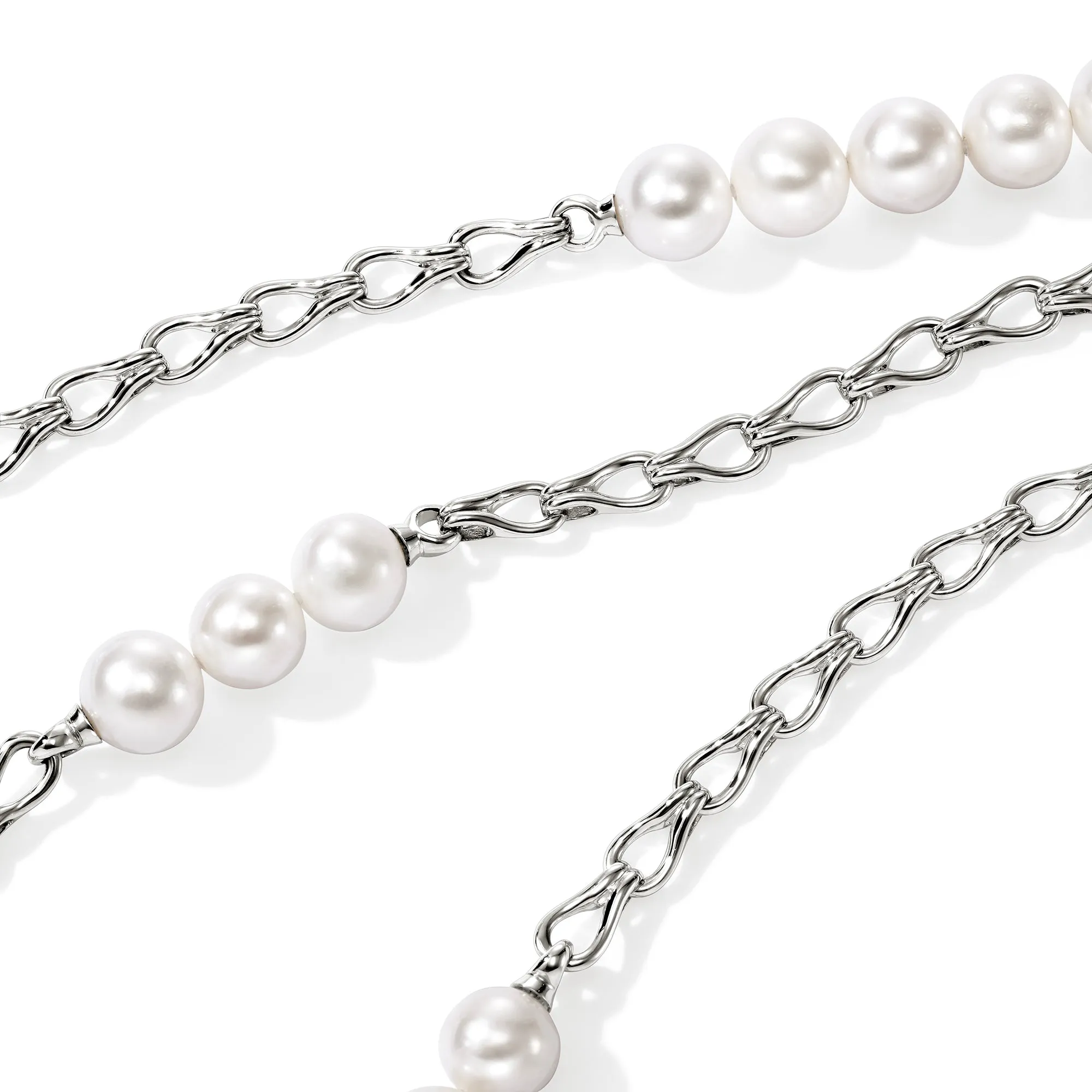 Surf Necklace, Sterling Silver, Pearls|NB895091 sold by John Hardy product image thumbnail 2