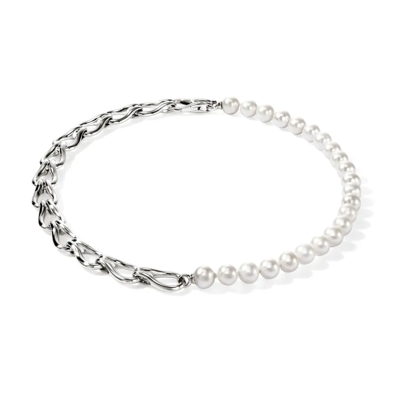 Surf Necklace, Sterling Silver, Pearls|NB895141 sold by John Hardy