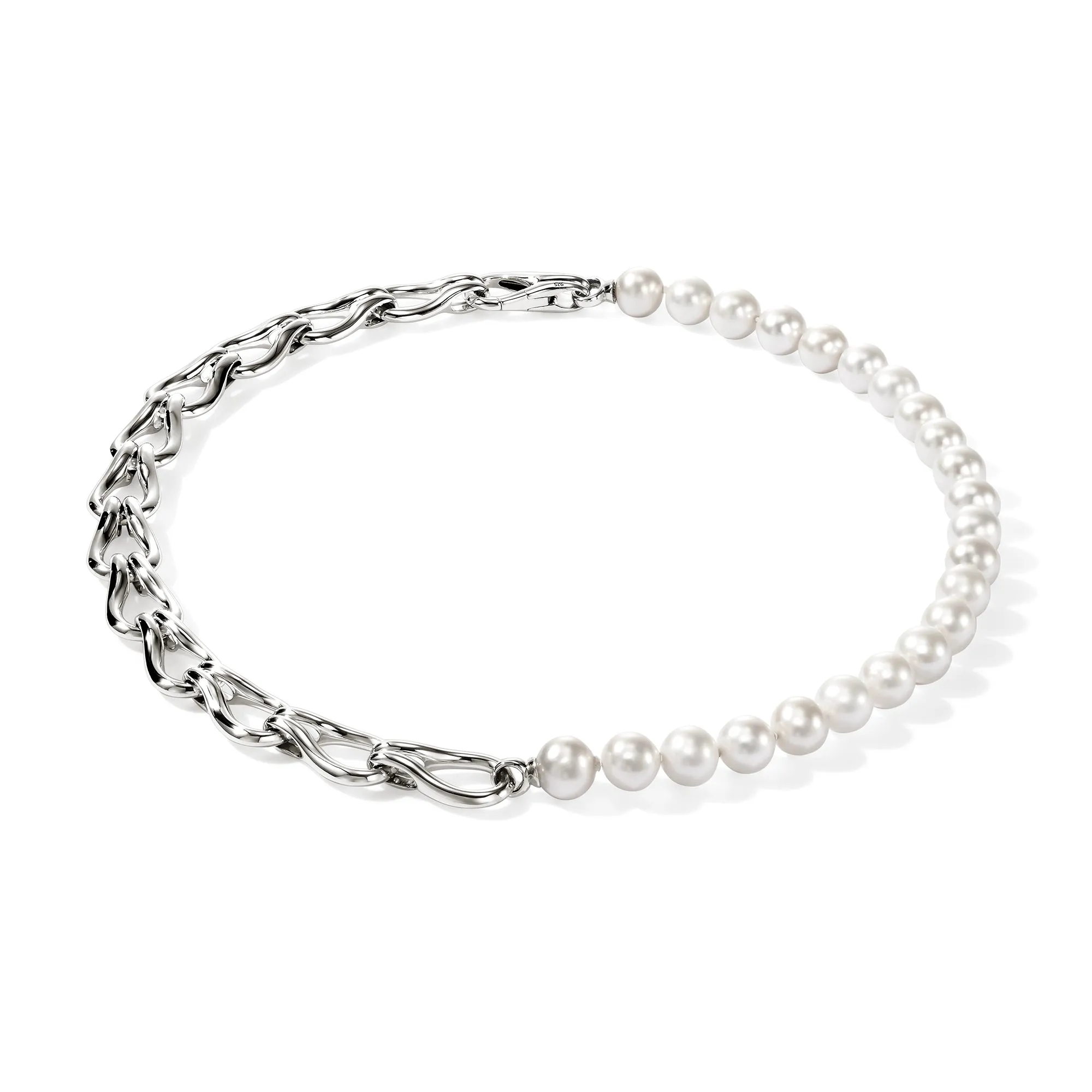 Surf Necklace, Sterling Silver, Pearls|NB895141 sold by John Hardy
