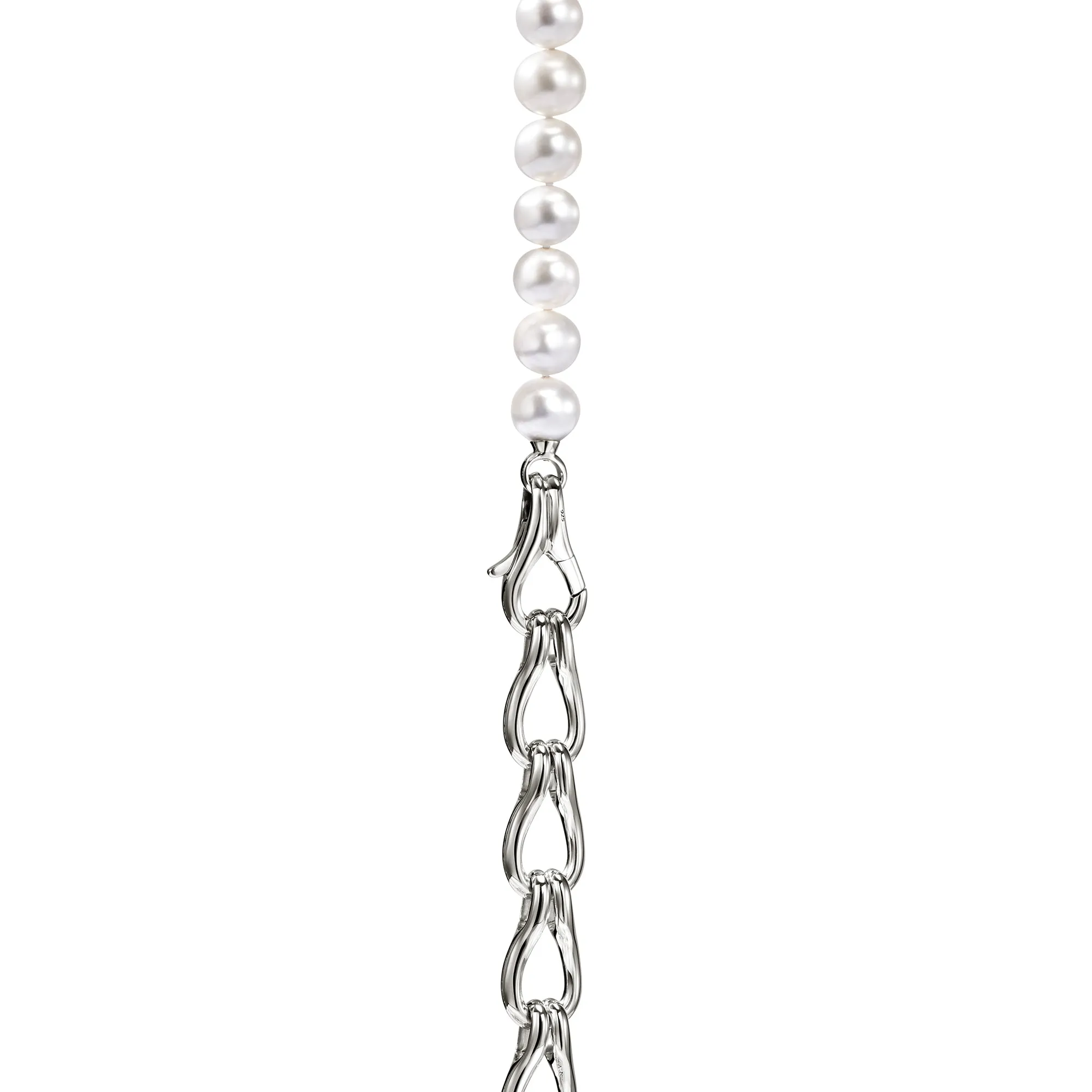 Surf Necklace, Sterling Silver, Pearls|NB895141 sold by John Hardy product image thumbnail 4