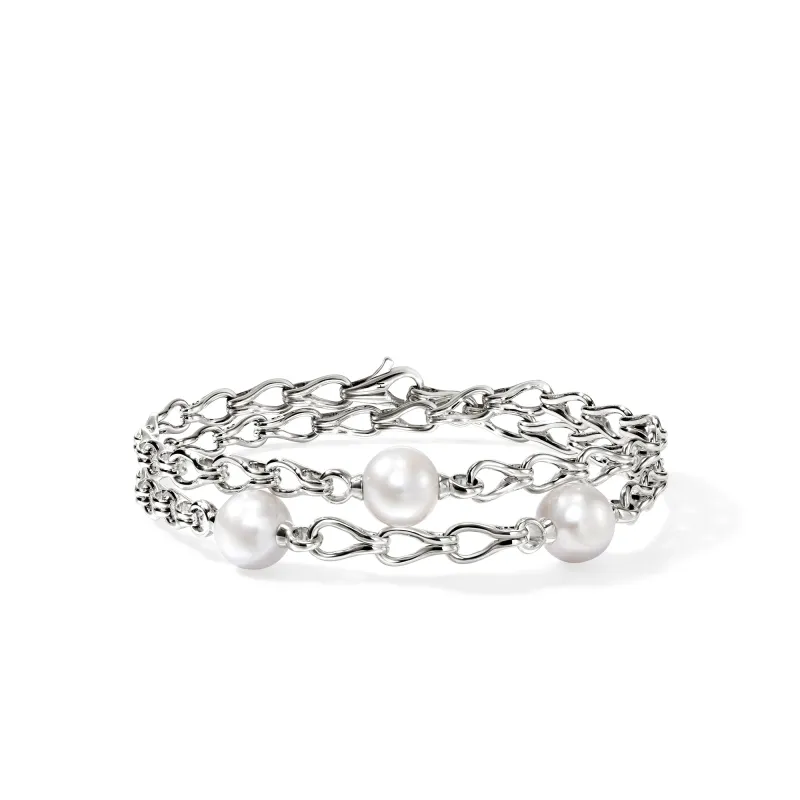 Surf Wrap, Sterling Silver, Pearls|BU895111 sold by John Hardy