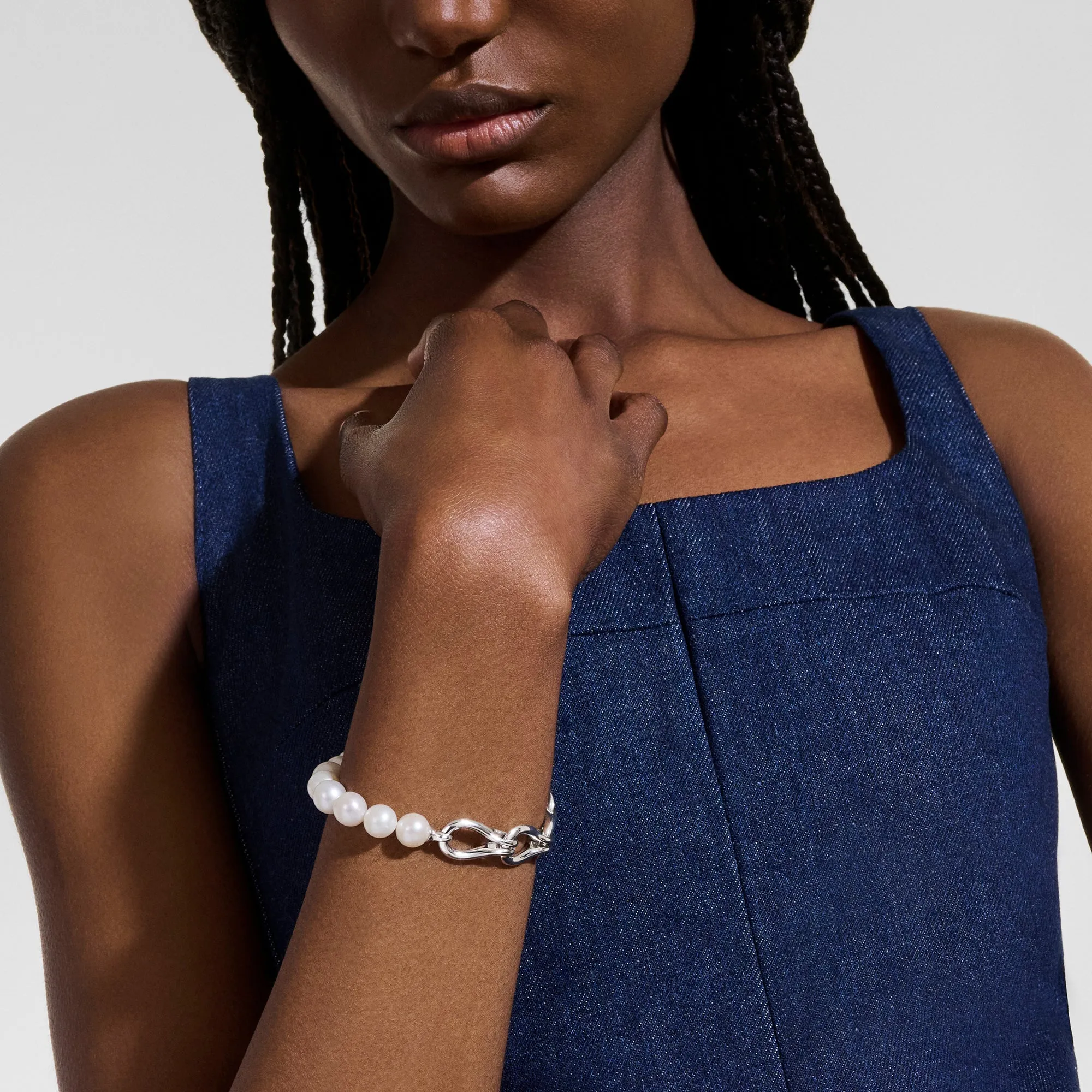 Surf Bracelet, Sterling Silver, Pearls|BU895131 sold by John Hardy product image thumbnail 5