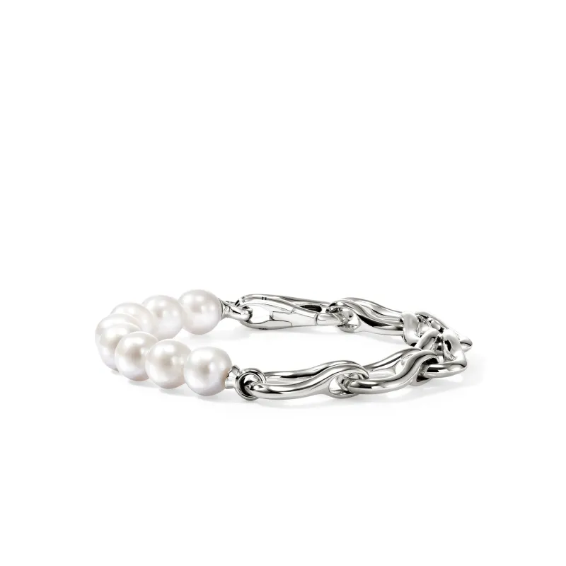 Surf Bracelet, Sterling Silver, Pearls|BU895131 sold by John Hardy