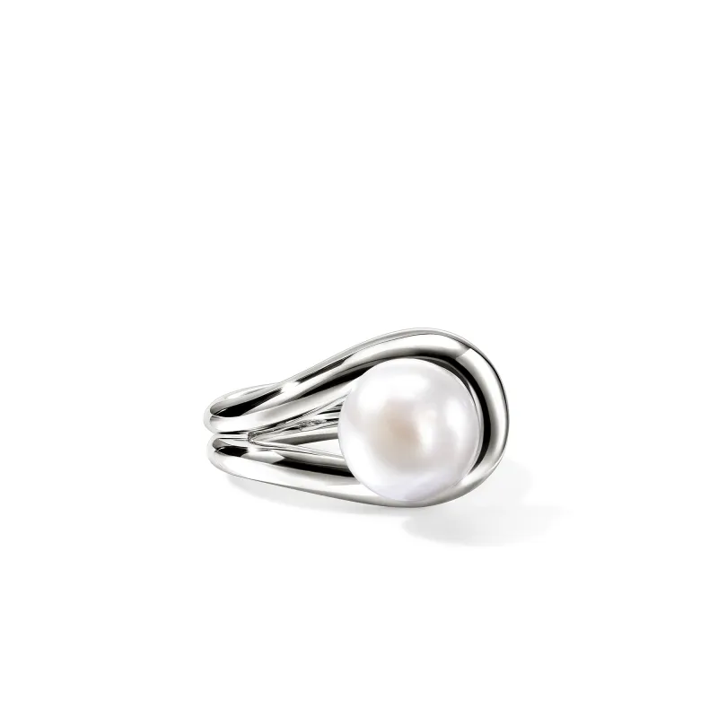 Surf Ring, Sterling Silver, Pearl|RB895081 sold by John Hardy