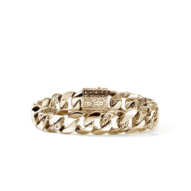 Curb Chain Bracelet, Gold, 14MM|BUGG98818 sold by John Hardy