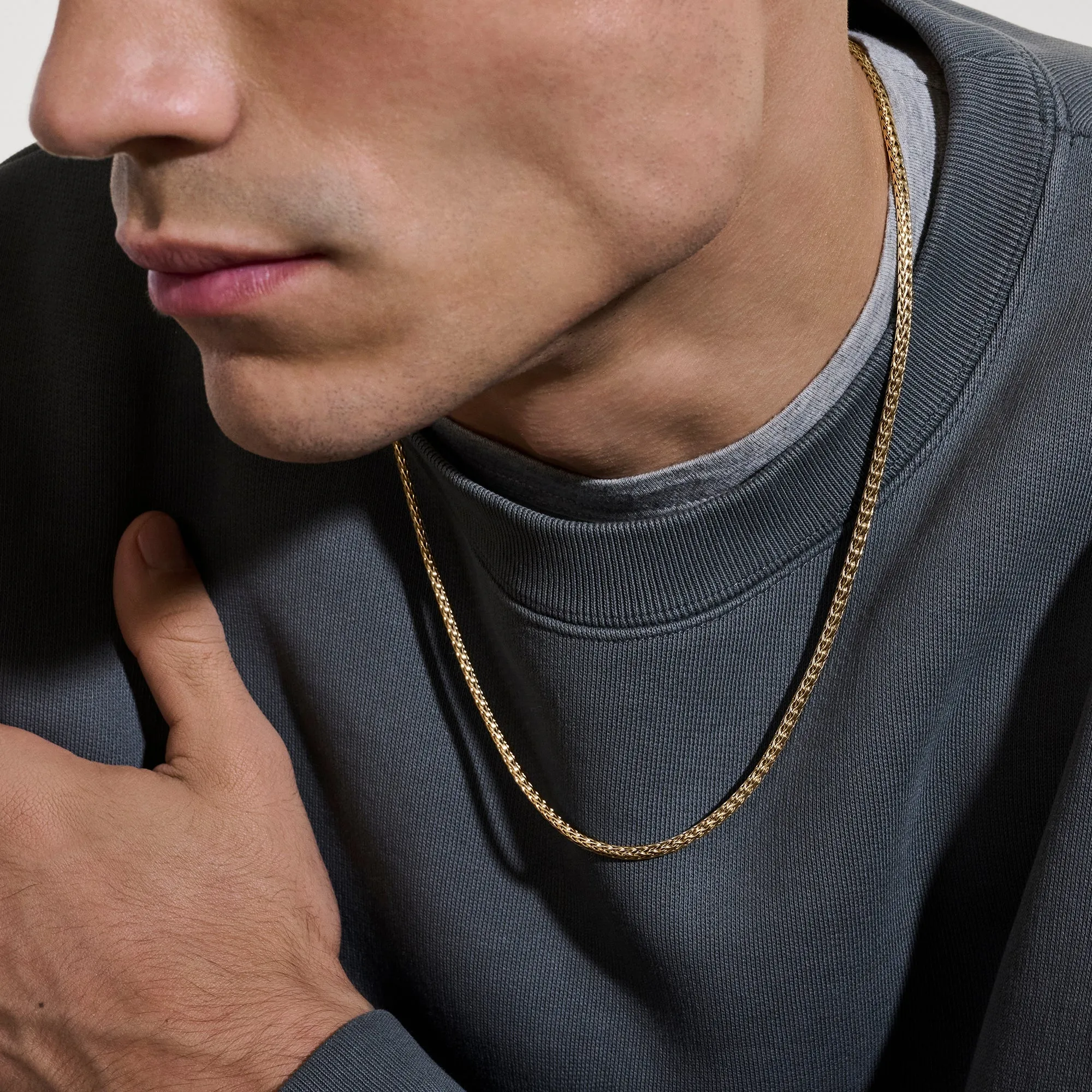 Icon Mini Necklace, Gold, 3.5MM|NMGG98893 sold by John Hardy product image thumbnail 3