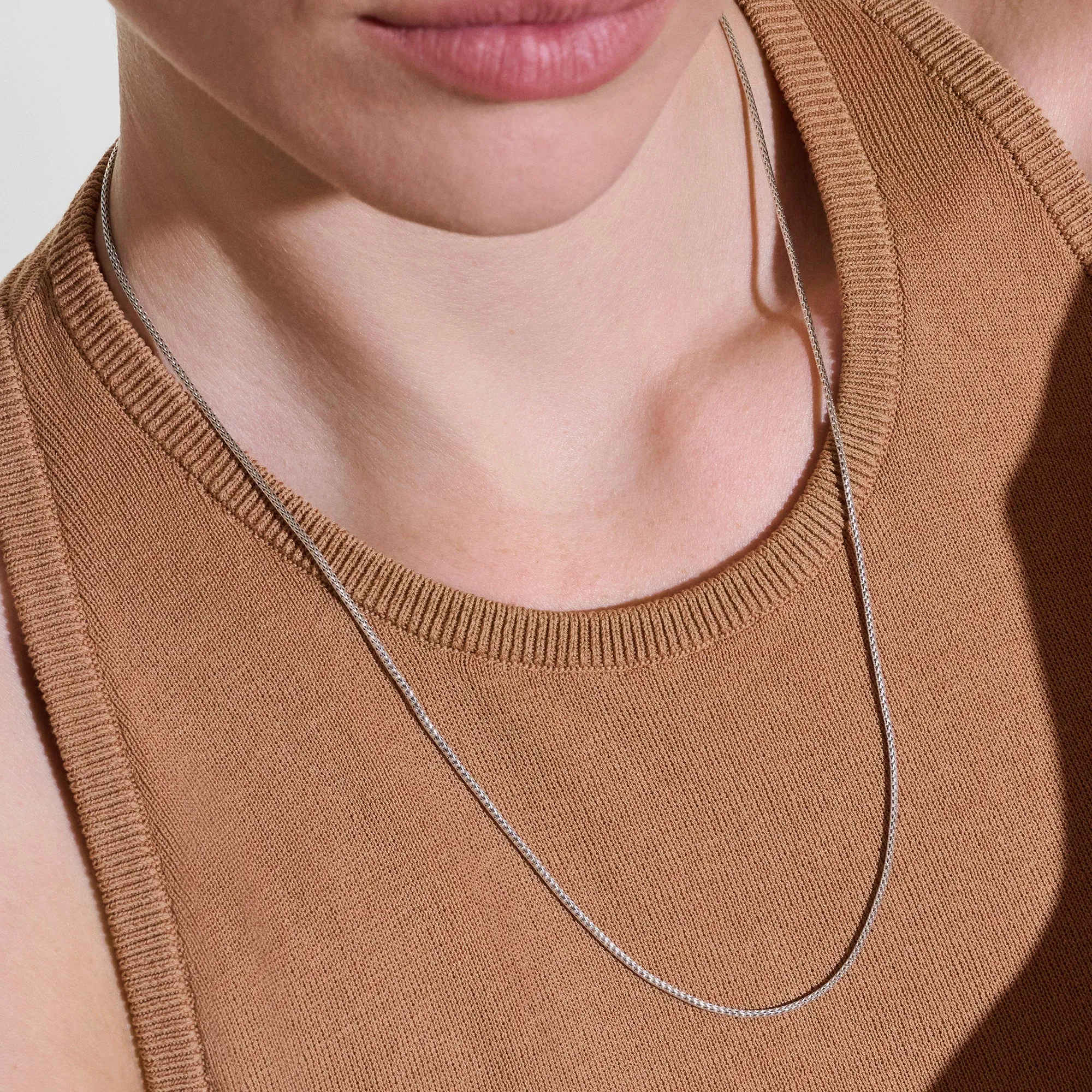 Icon Mini Necklace, Sterling Silver, 1.8MM|NM98891 sold by John Hardy product image thumbnail 4