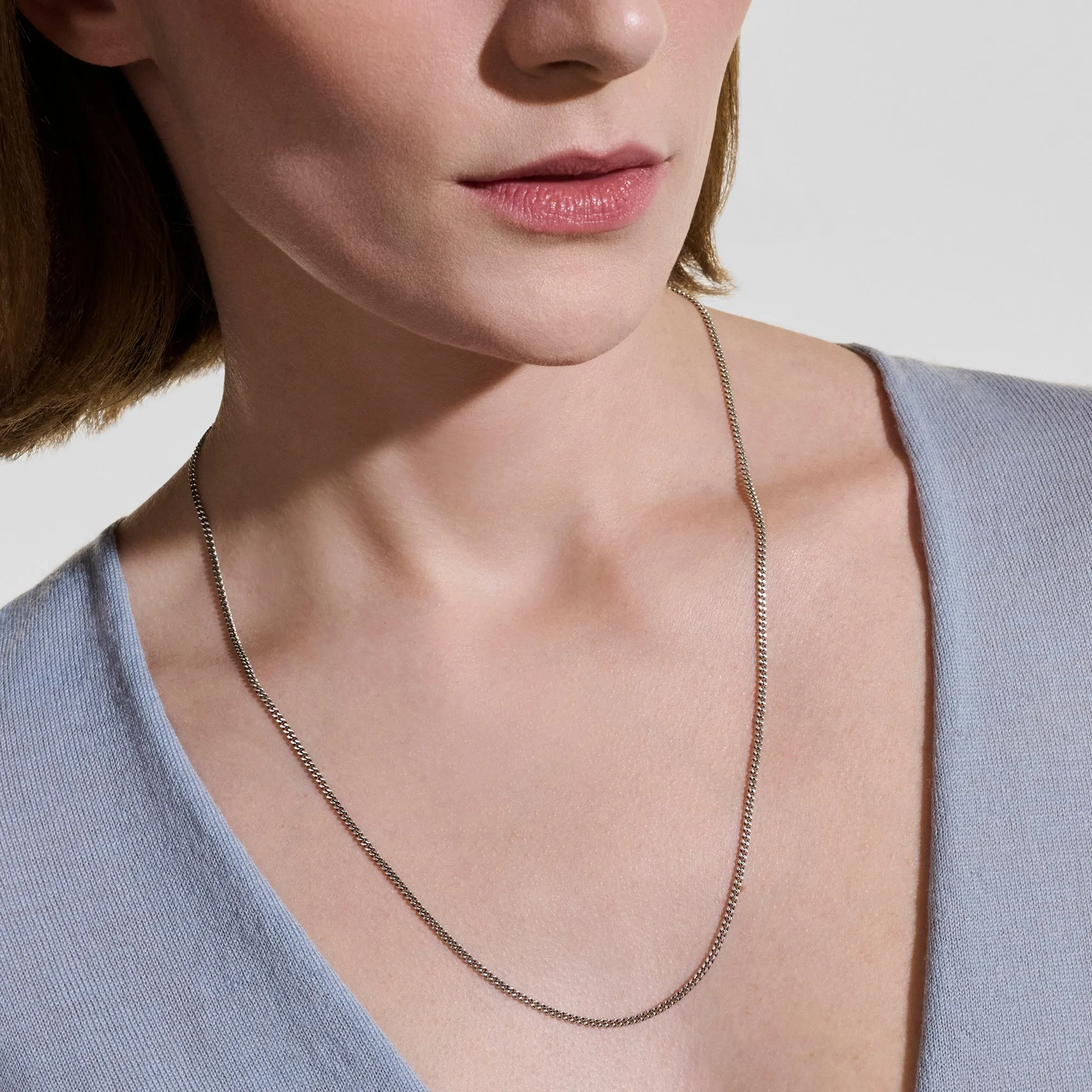 Curb Chain Necklace, Sterling Silver, 2.1MM|NM98811 sold by John Hardy product image thumbnail 4