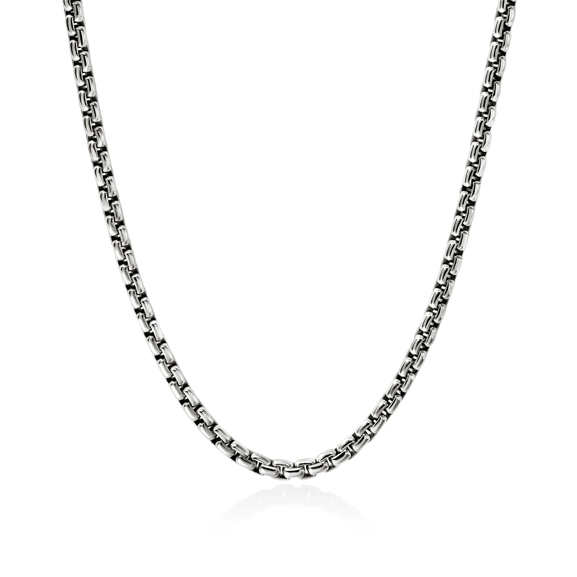 Box Chain Necklace, Sterling Silver, 6MM|NM98810 sold by John Hardy