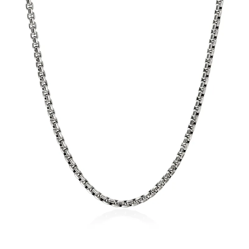 Box Chain Necklace, Sterling Silver, 4.8MM|NM98809 sold by John Hardy