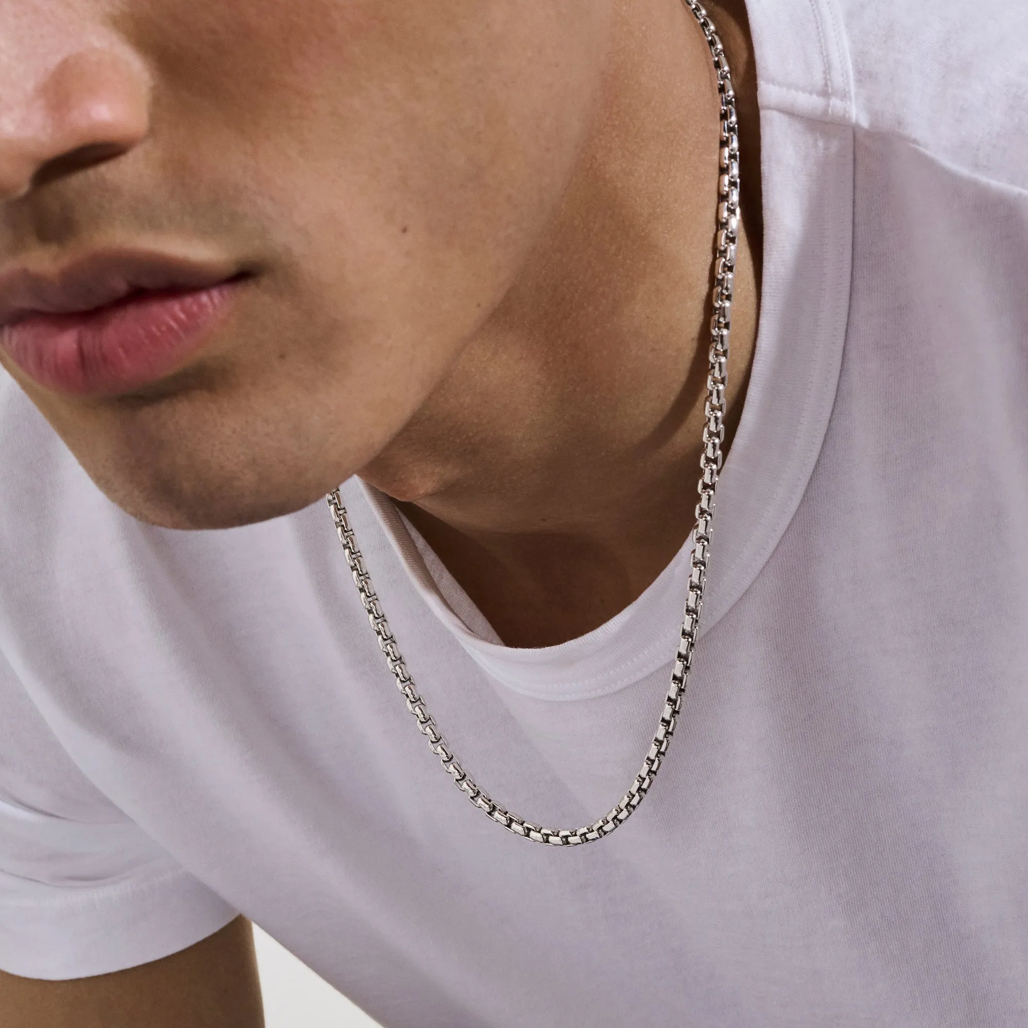 Box Chain Necklace, Sterling Silver, 4.8MM|NM98809 sold by John Hardy product image thumbnail 3