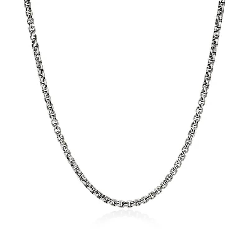Box Chain Necklace, Sterling Silver, 3.7MM|NM98808 sold by John Hardy