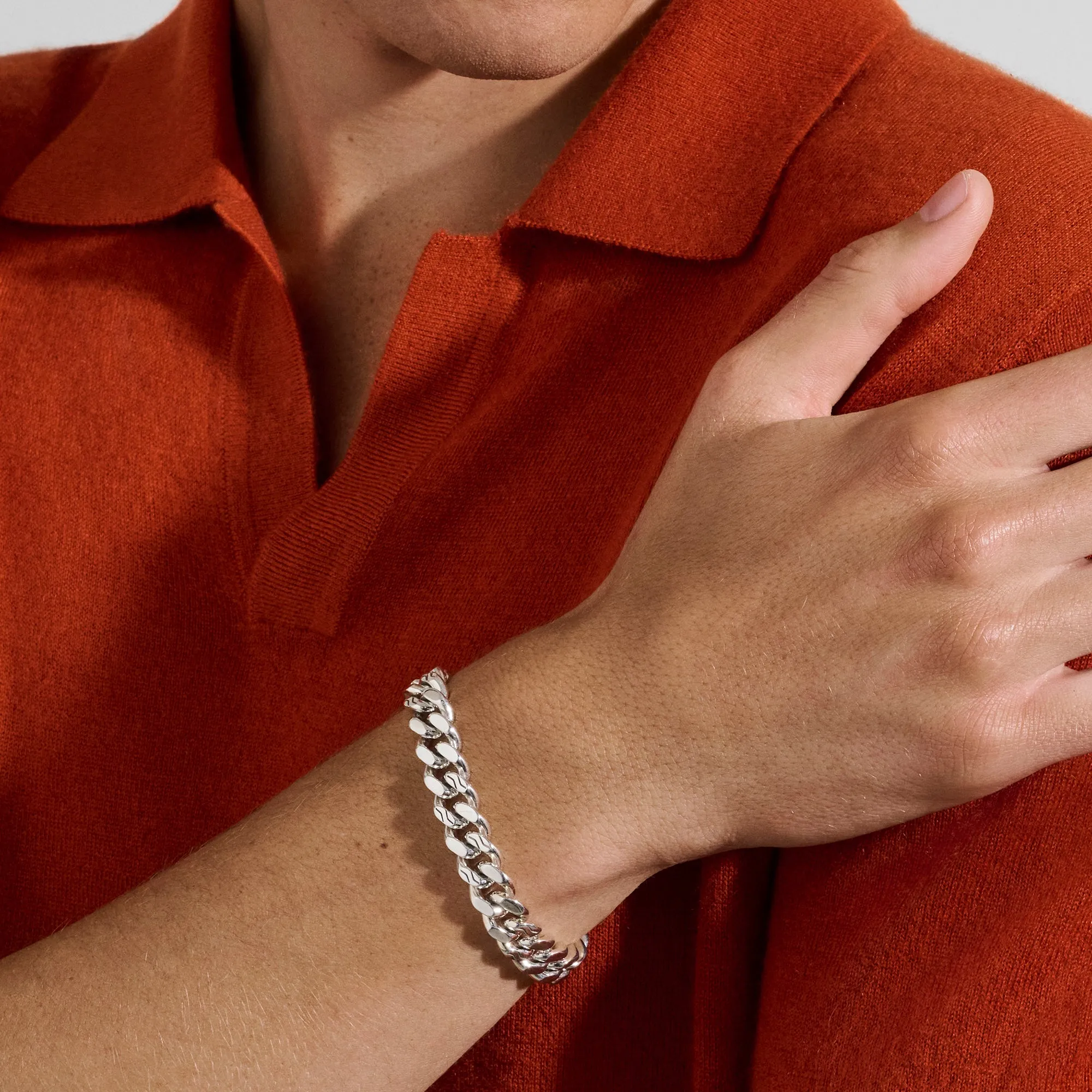 Curb Chain Bracelet, Sterling Silver, 11MM|BU98817 sold by John Hardy product image thumbnail 5