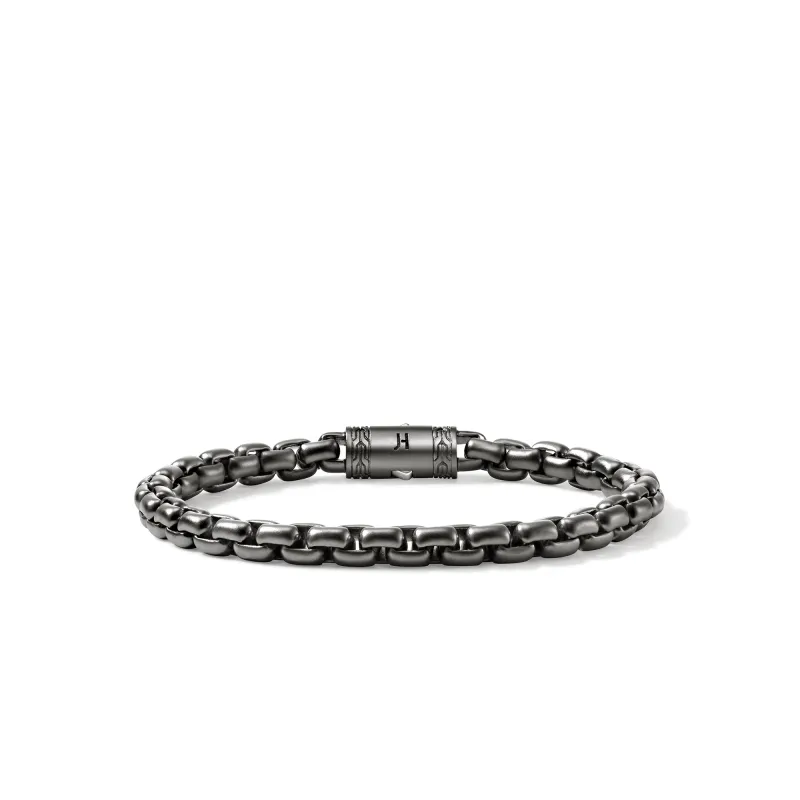 Box Chain Bracelet, Dark Silver, 6MM|BU98805SMBRD sold by John Hardy