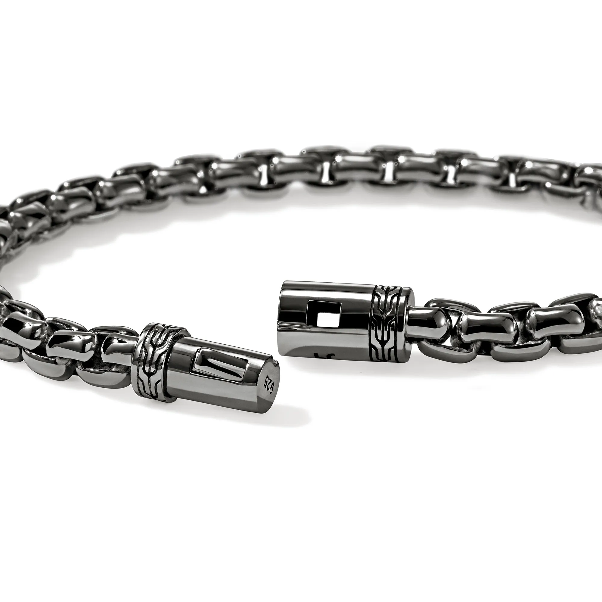 Box Chain Bracelet, Dark Silver, 6MM|BU98805SMBRD sold by John Hardy product image thumbnail 2