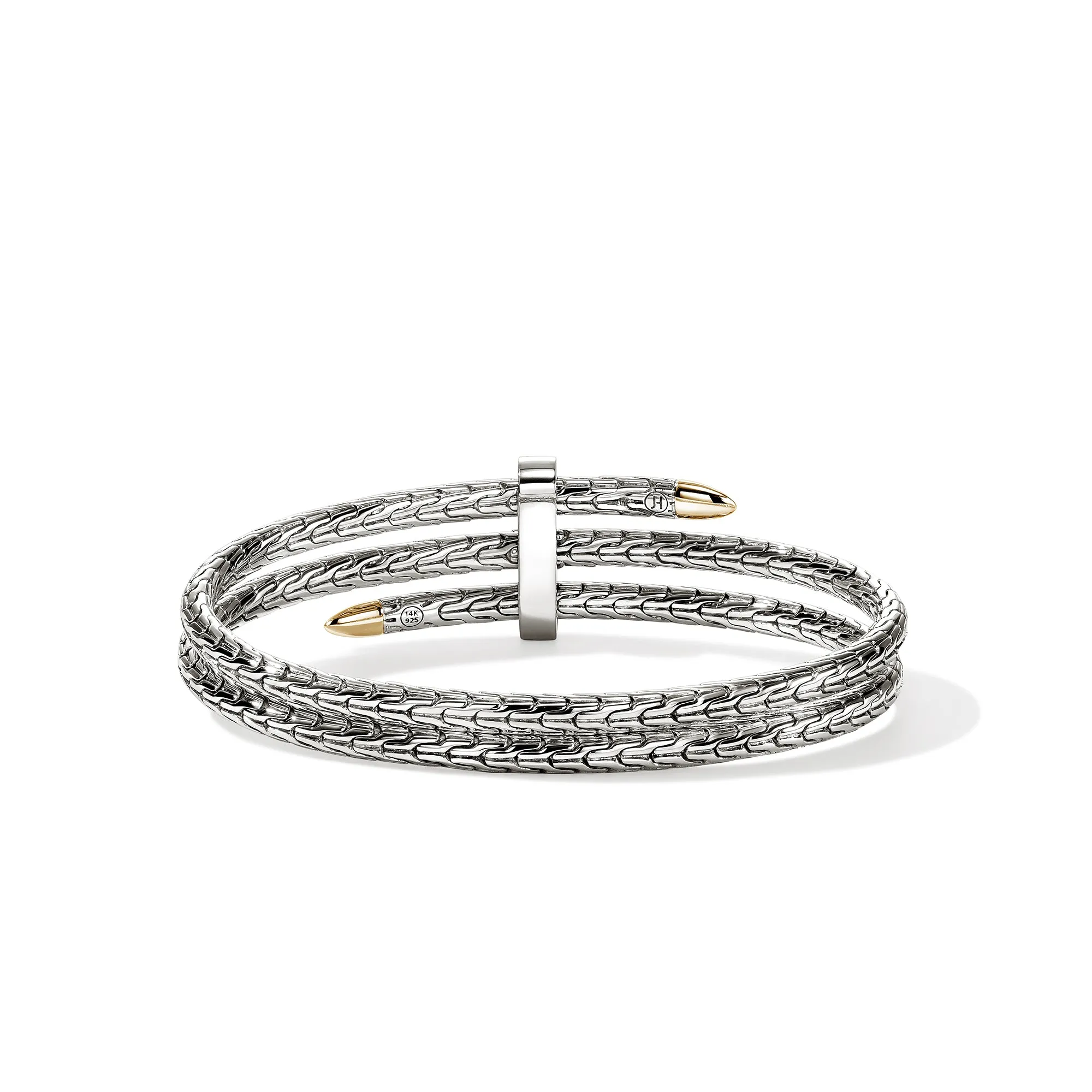 Spear Triple Flex Cuff, Gold, Sterling Silver, Diamonds, 4MM|CZZP988392DI sold by John Hardy product image thumbnail 4