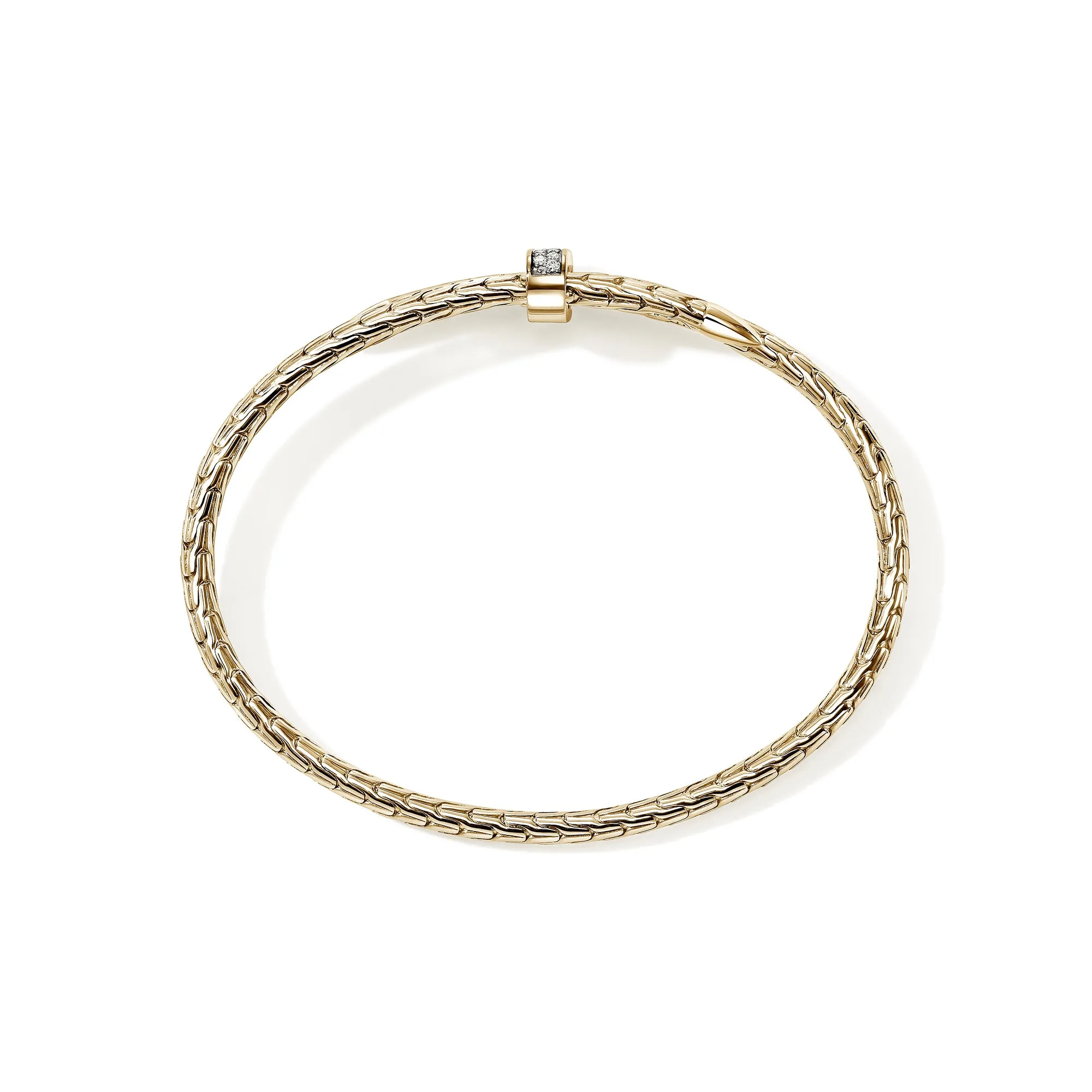 Spear Flex Cuff, Gold, Diamonds, 4MM|CGGX987872DI sold by John Hardy product image thumbnail 5