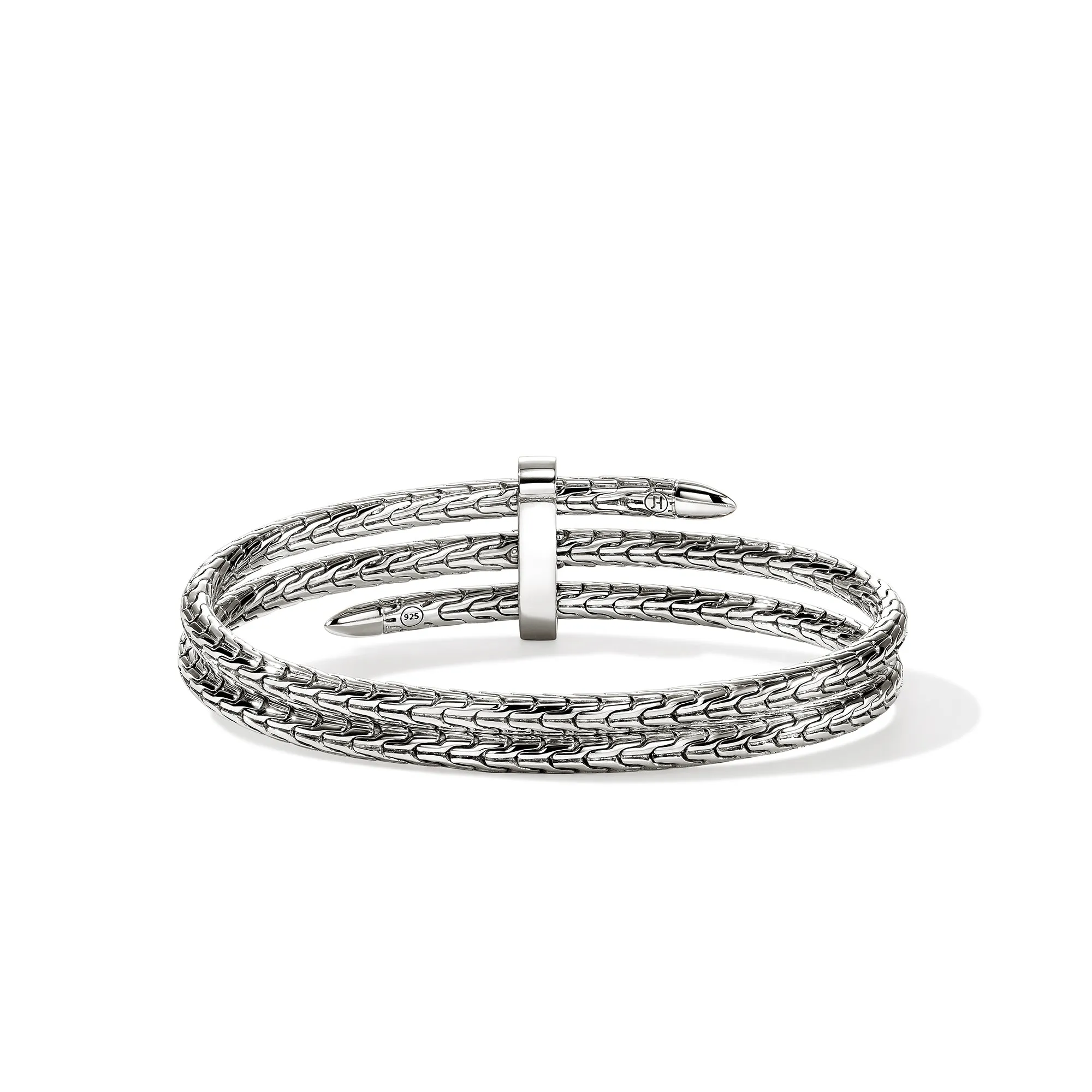 Spear Triple Flex Cuff, Sterling Silver, Diamonds, 4MM|CBP988392DI sold by John Hardy product image thumbnail 4