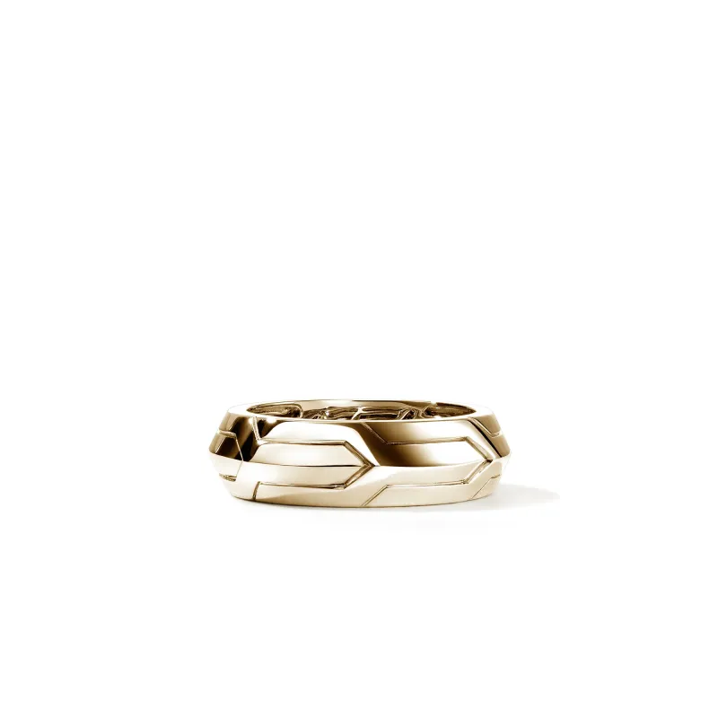 Icon 50 Band Ring, Gold, 5MM|RMGG98840 sold by John Hardy
