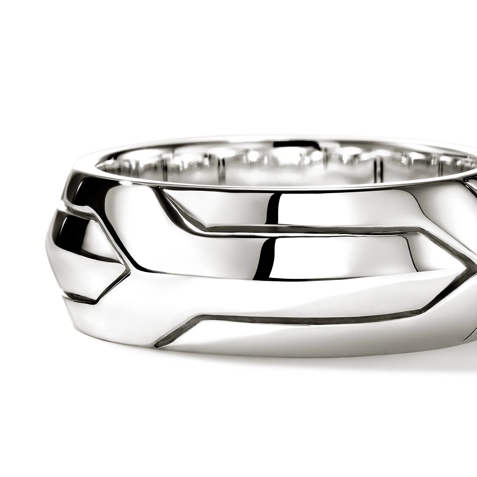 Icon 50 Band Ring, Sterling Silver, 9MM|RM98741 sold by John Hardy product image thumbnail 2