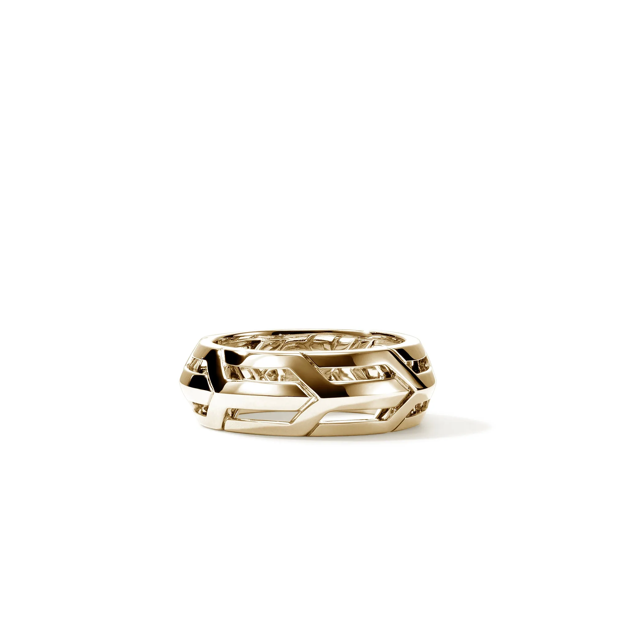 Icon 50 Band Ring, Gold, 8MM|RGG98752 sold by John Hardy
