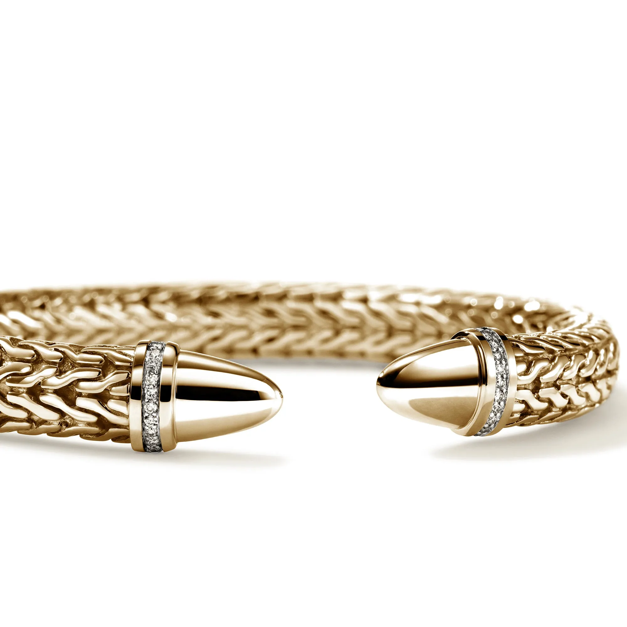 Spear 50 Flex Cuff, Gold, Diamonds|CGGX988982DI sold by John Hardy product image thumbnail 2