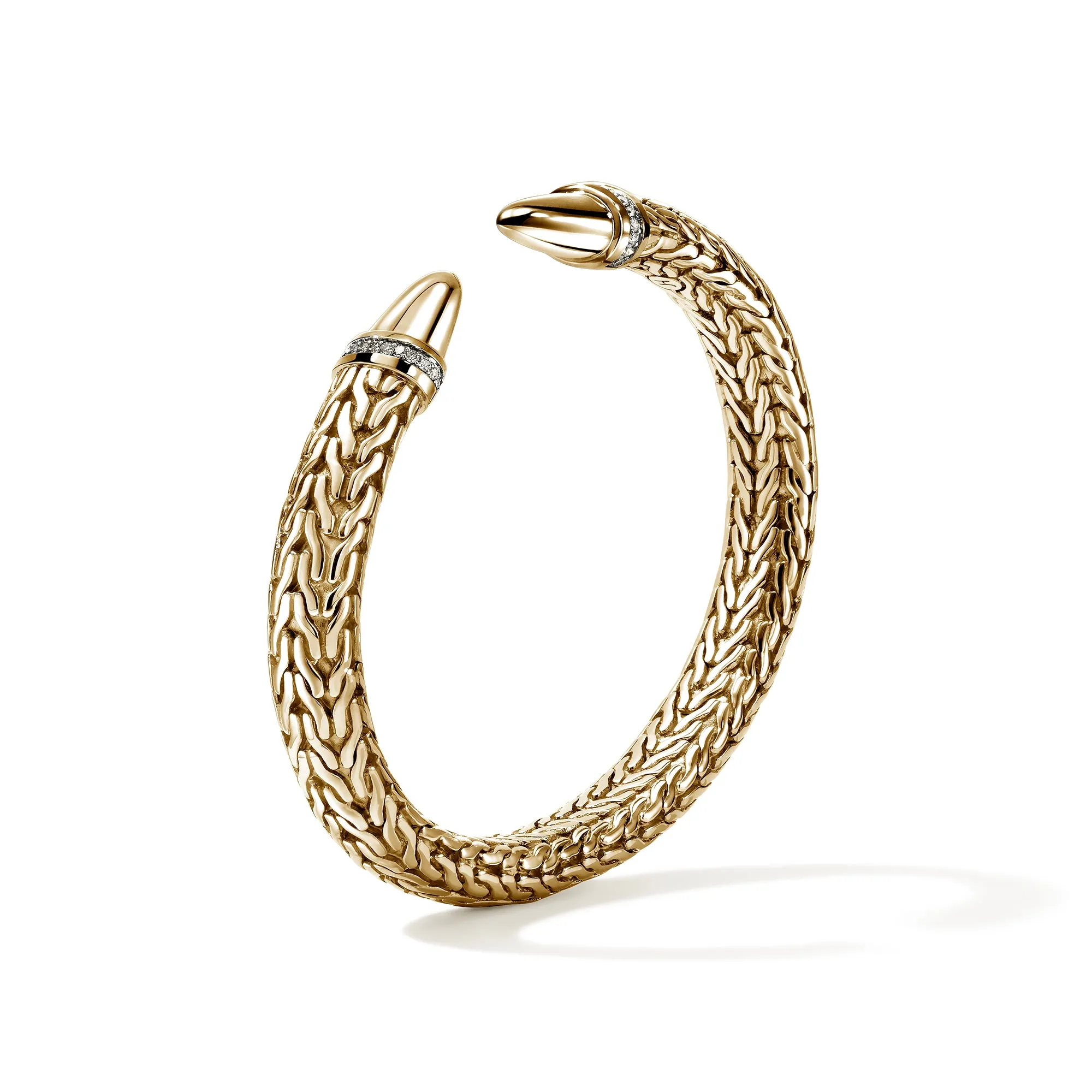 Spear 50 Flex Cuff, Gold, Diamonds|CGGX988982DI sold by John Hardy product image thumbnail 3