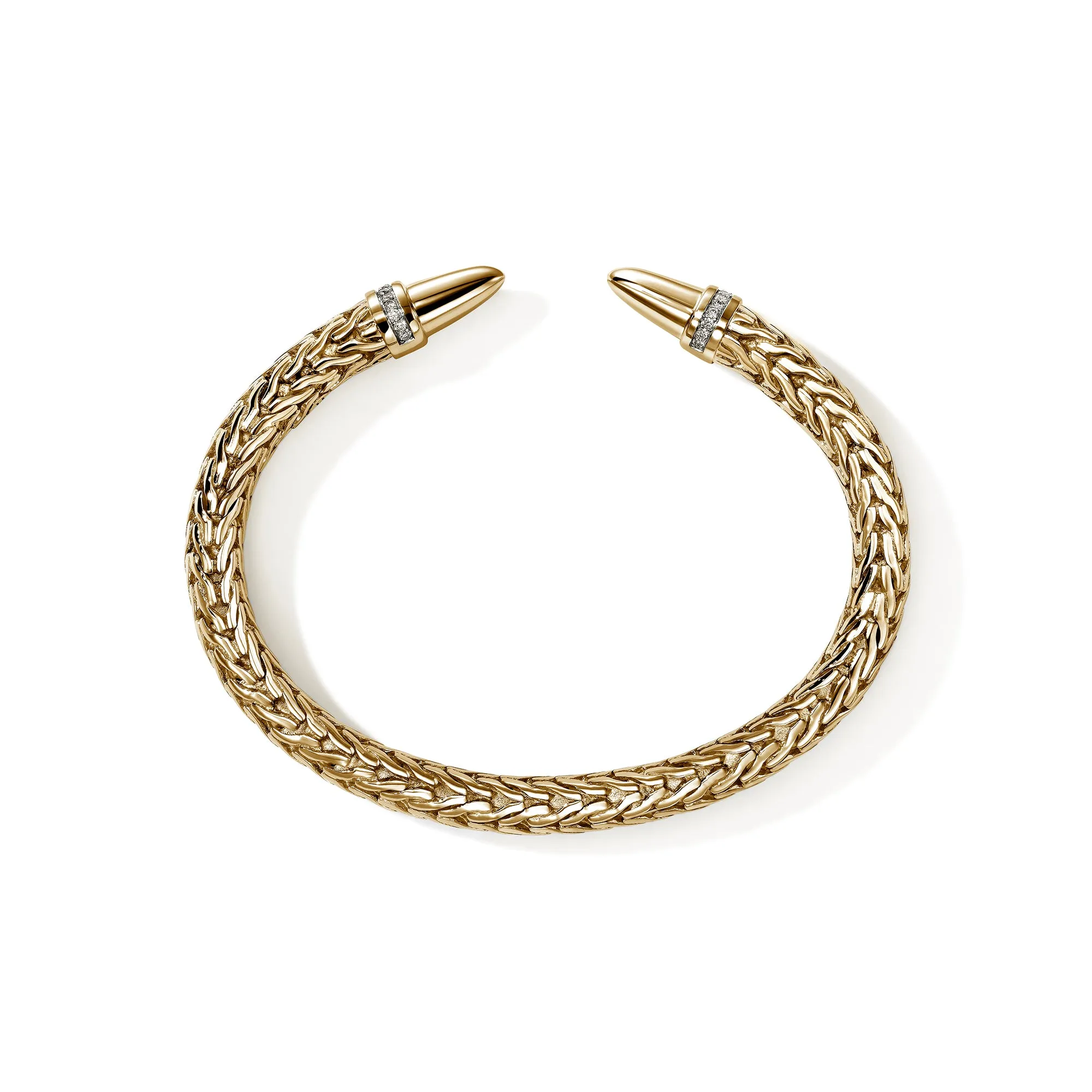 Spear 50 Flex Cuff, Gold, Diamonds|CGGX988982DI sold by John Hardy product image thumbnail 5