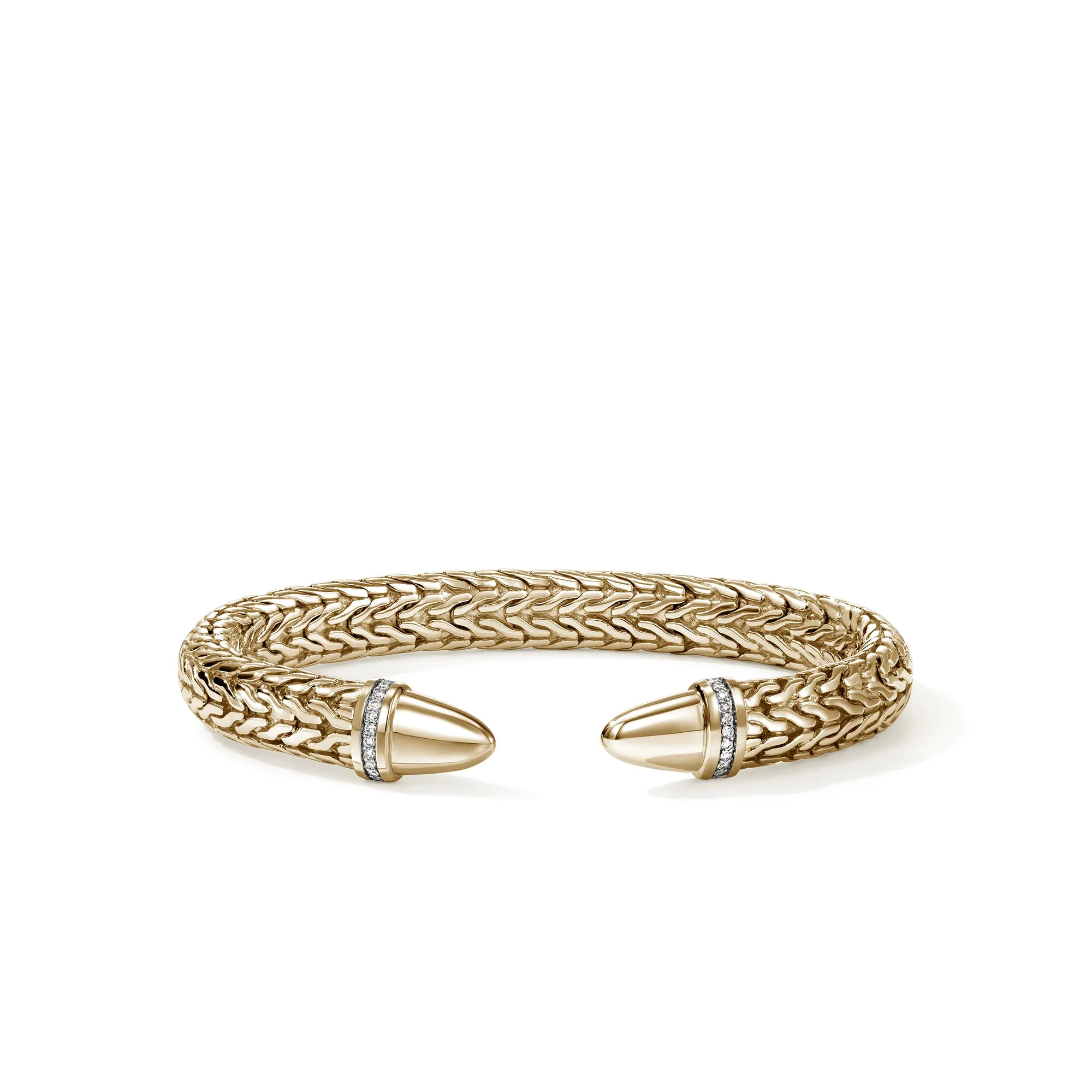 Spear 50 Flex Cuff, Gold, Diamonds|CGGX988982DI sold by John Hardy