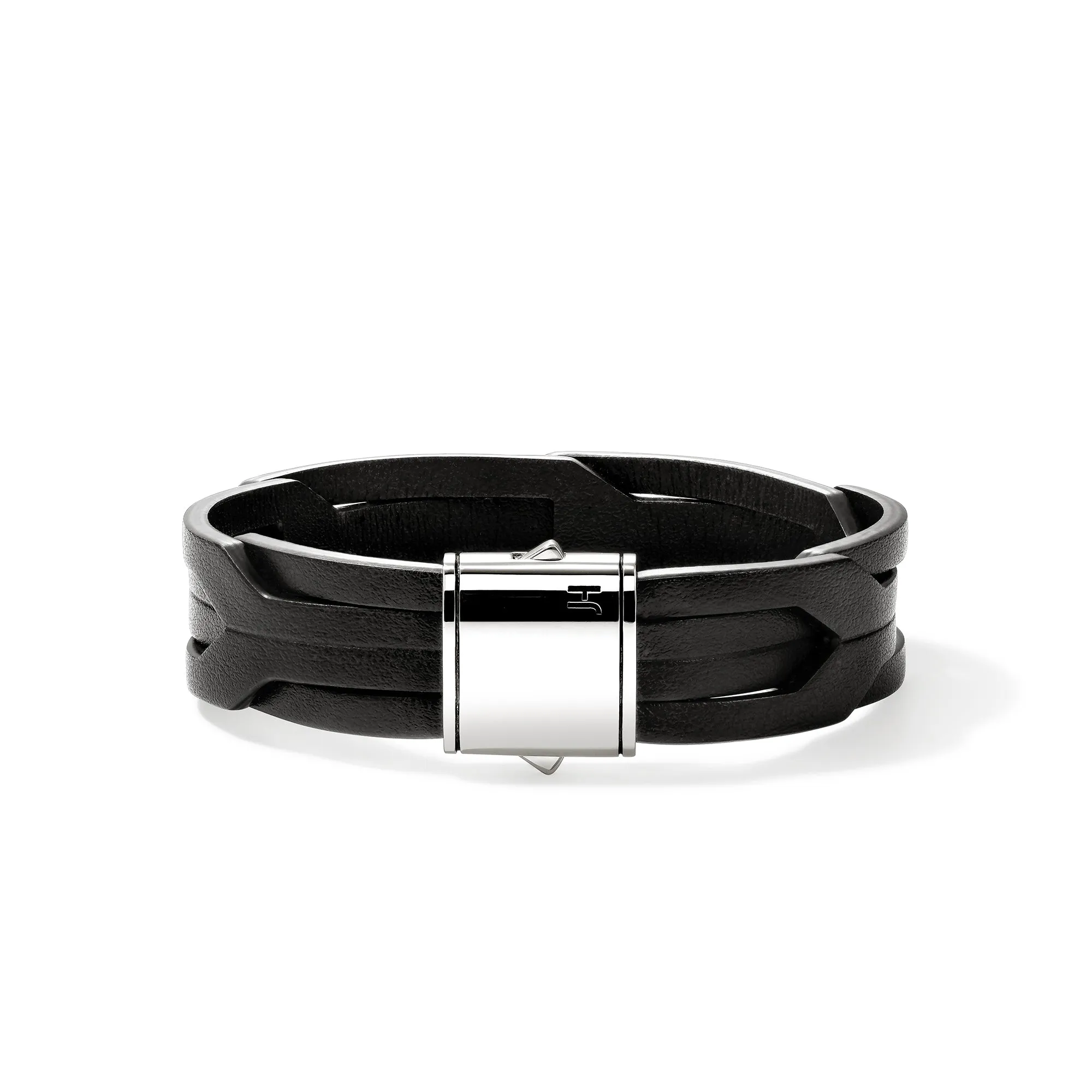 Icon 50 Bracelet, Sterling Silver, Leather|BU98744BL sold by John Hardy