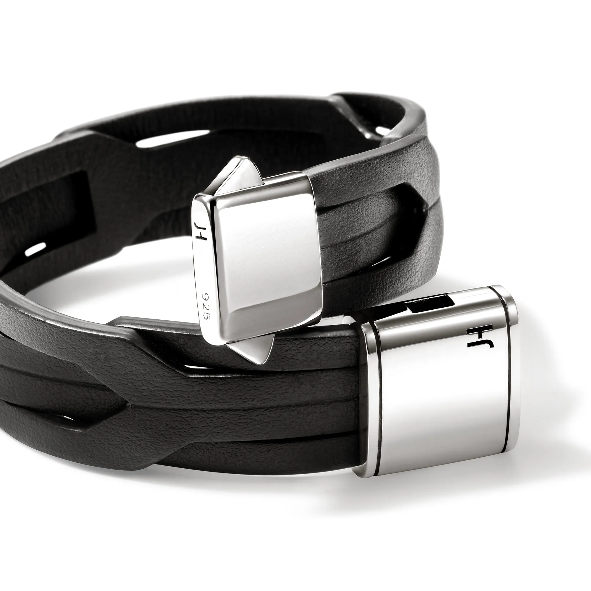 Icon 50 Bracelet, Sterling Silver, Leather|BU98744BL sold by John Hardy product image thumbnail 2