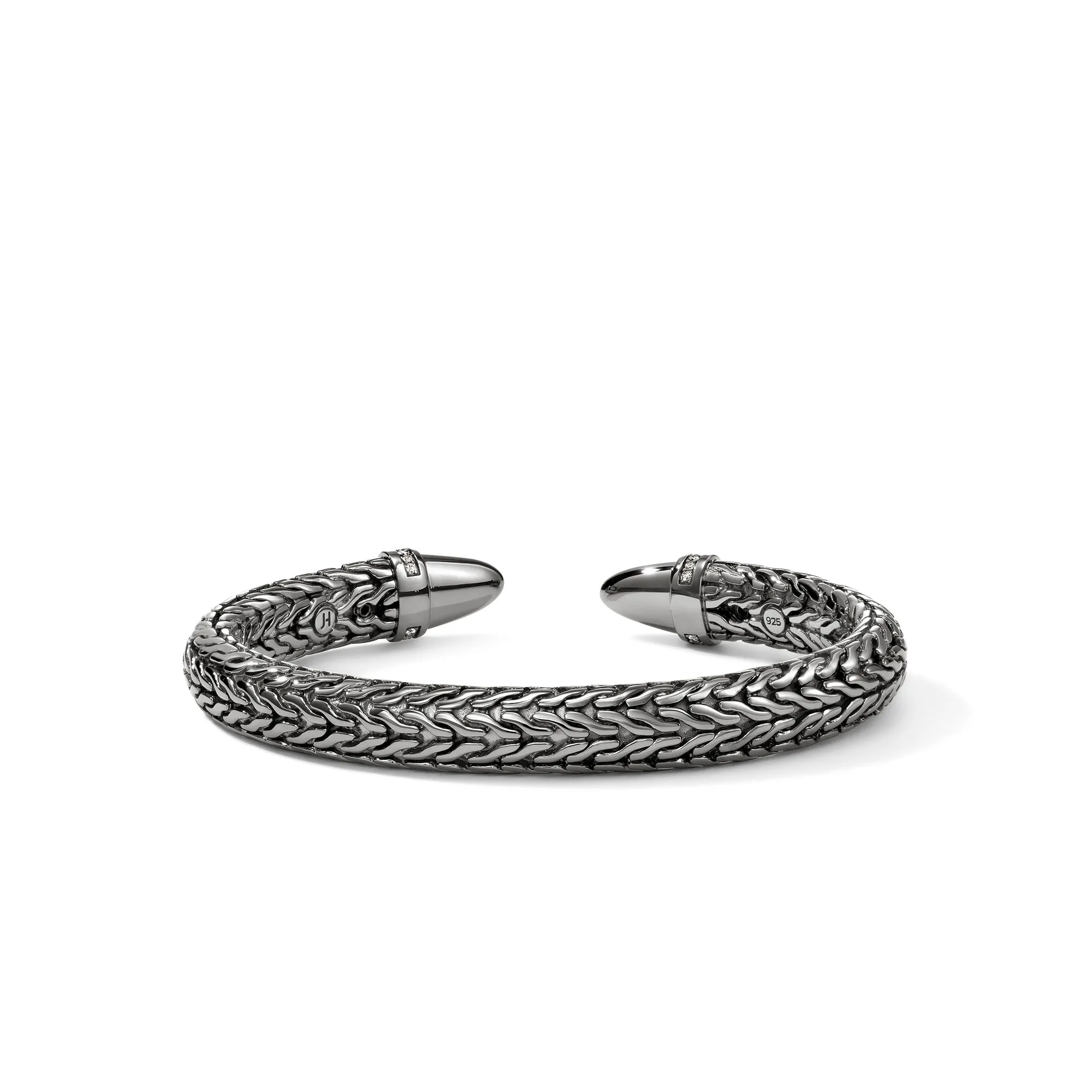 Spear 50 Flex Cuff, Dark Silver, Diamonds|CBP988982BRDDI sold by John Hardy product image thumbnail 4