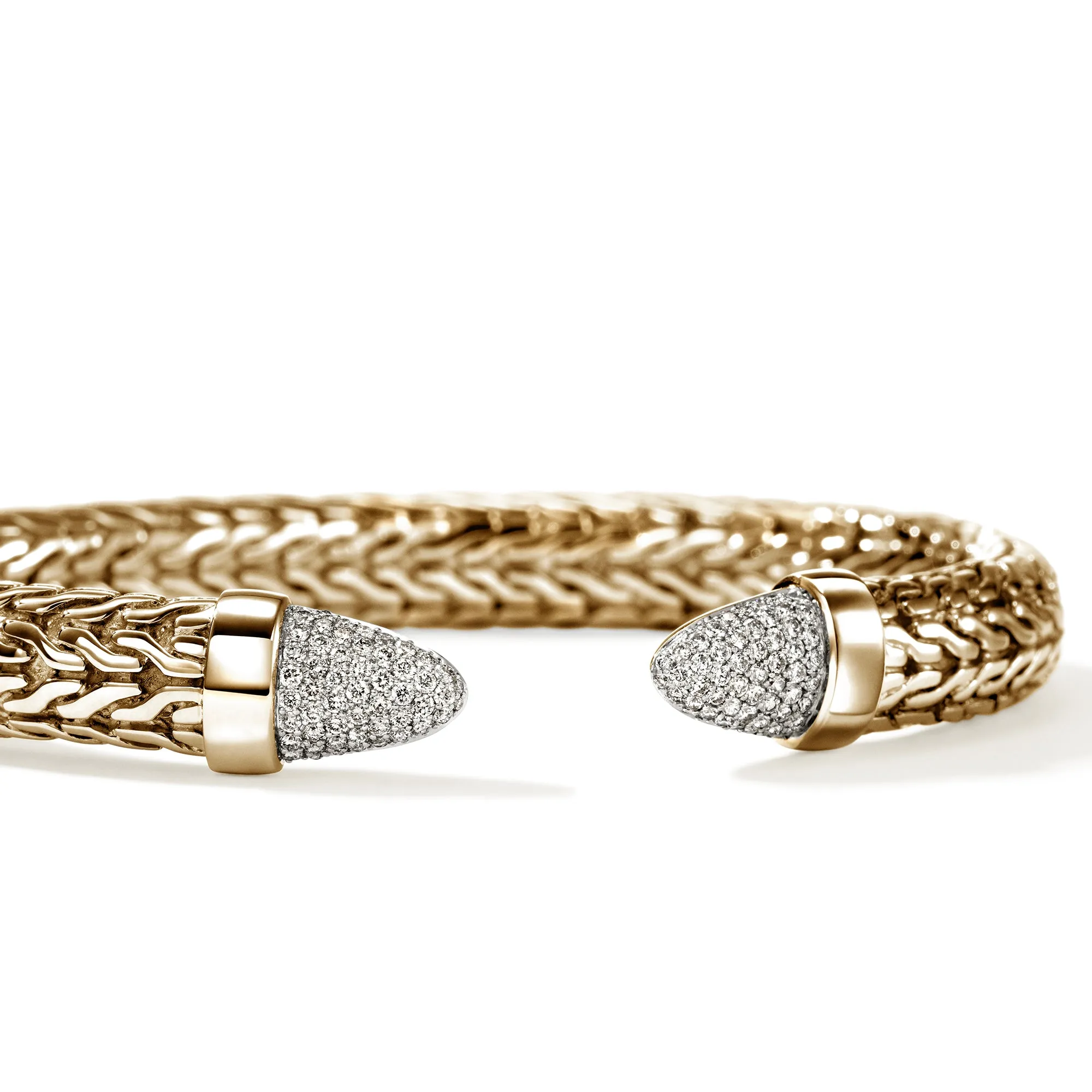 Spear 50 Flex Cuff, Gold, Diamonds|CGGX987962DI sold by John Hardy product image thumbnail 2