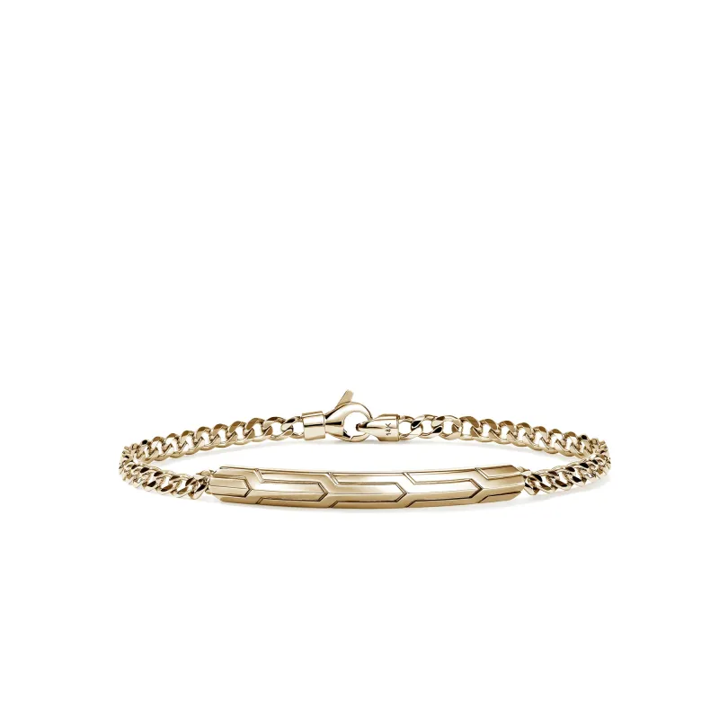 Icon 50 ID Curb Bracelet, Gold, 3.9MM|BUGG988344 sold by John Hardy
