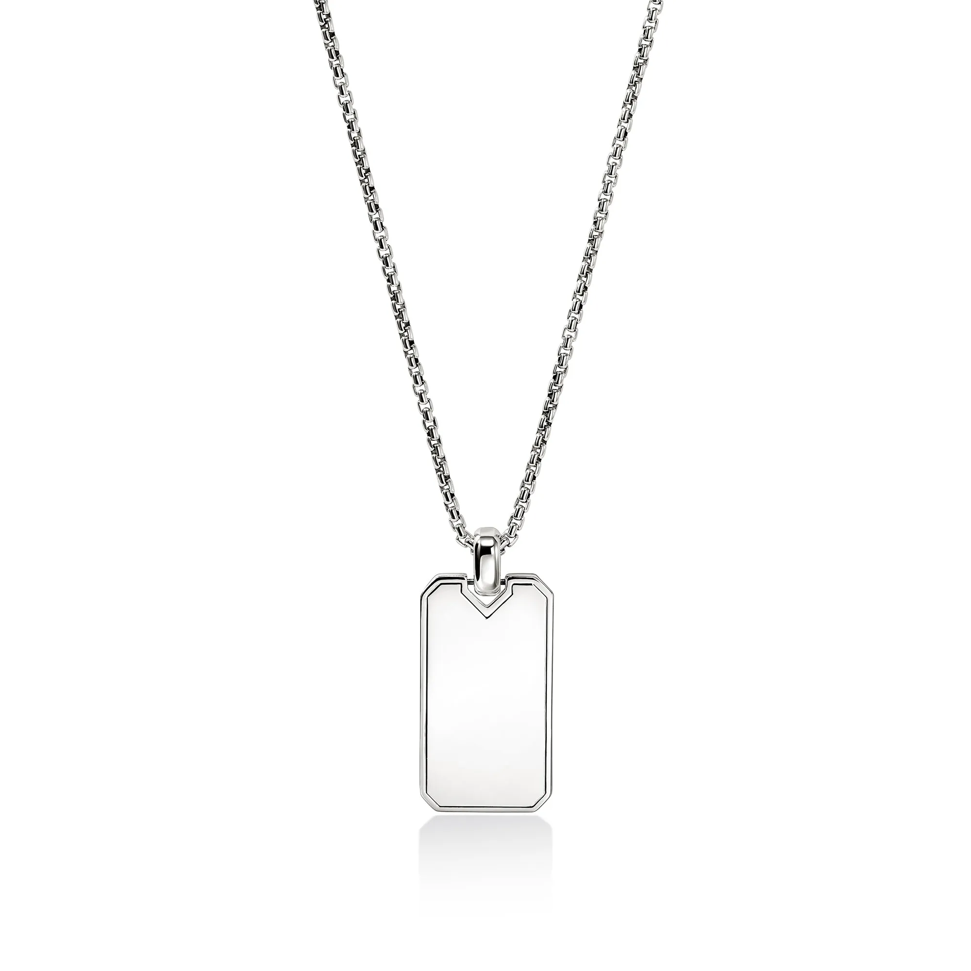 Icon 50 Tag Necklace, Sterling Silver|NM98742 sold by John Hardy product image thumbnail 3