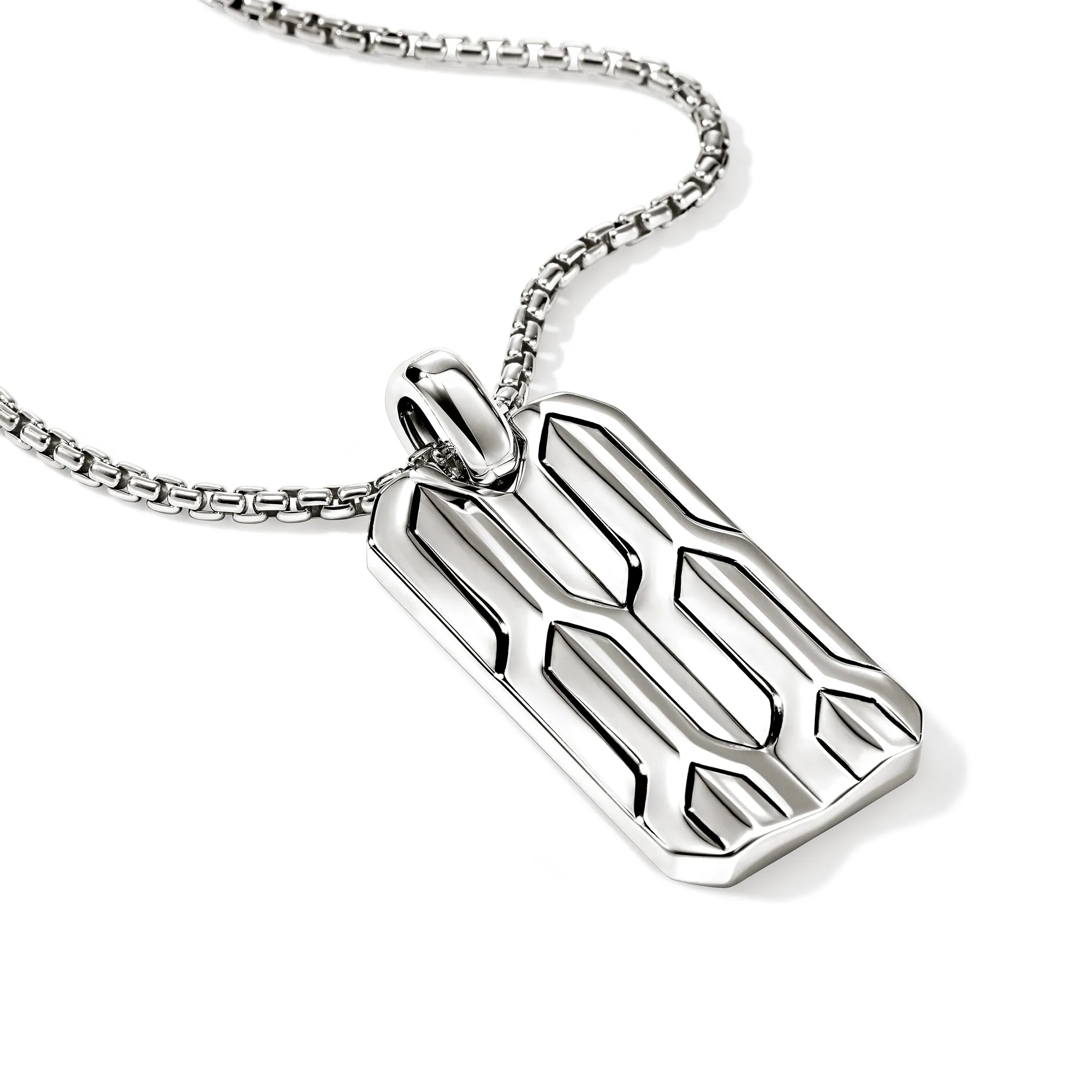 Icon 50 Tag Necklace, Sterling Silver|NM98742 sold by John Hardy product image thumbnail 2