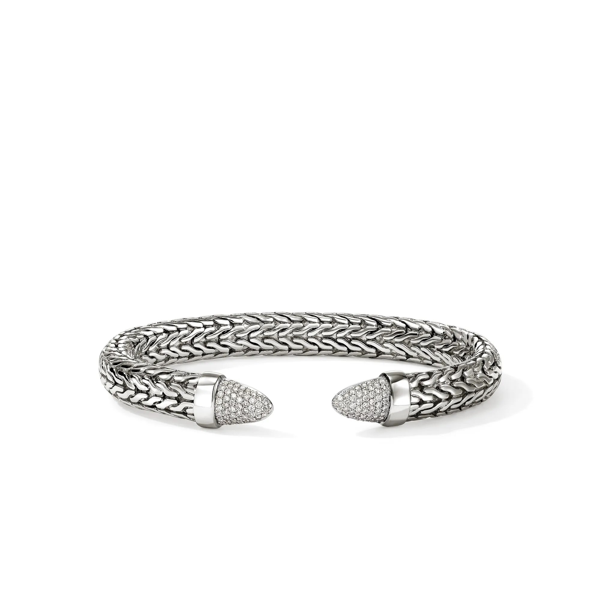 Spear 50 Flex Cuff, Sterling Silver, Diamonds|CBP987962DI sold by John Hardy