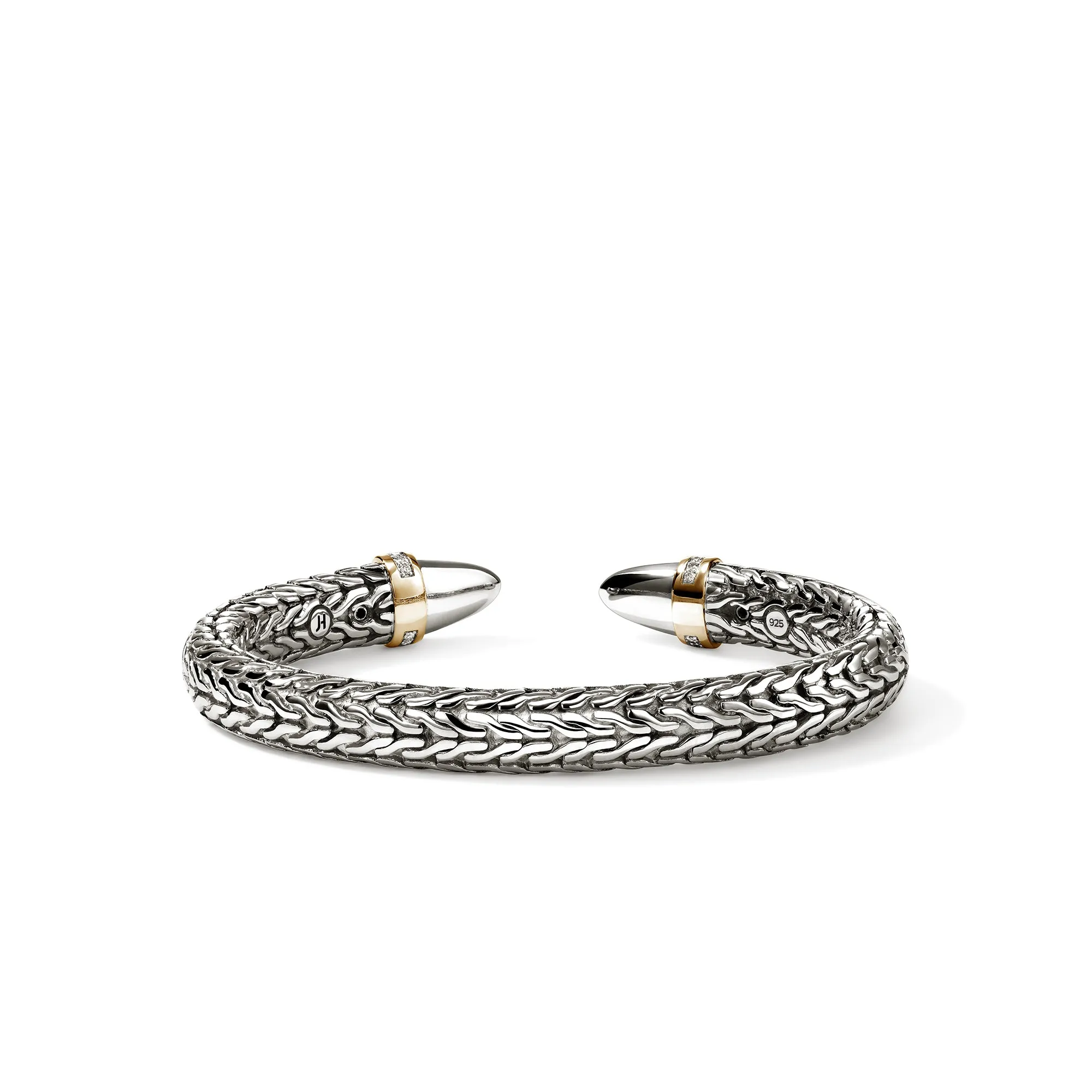 Spear 50 Flex Cuff, Gold, Sterling Silver, Diamonds|CZZP988982DI sold by John Hardy product image thumbnail 4