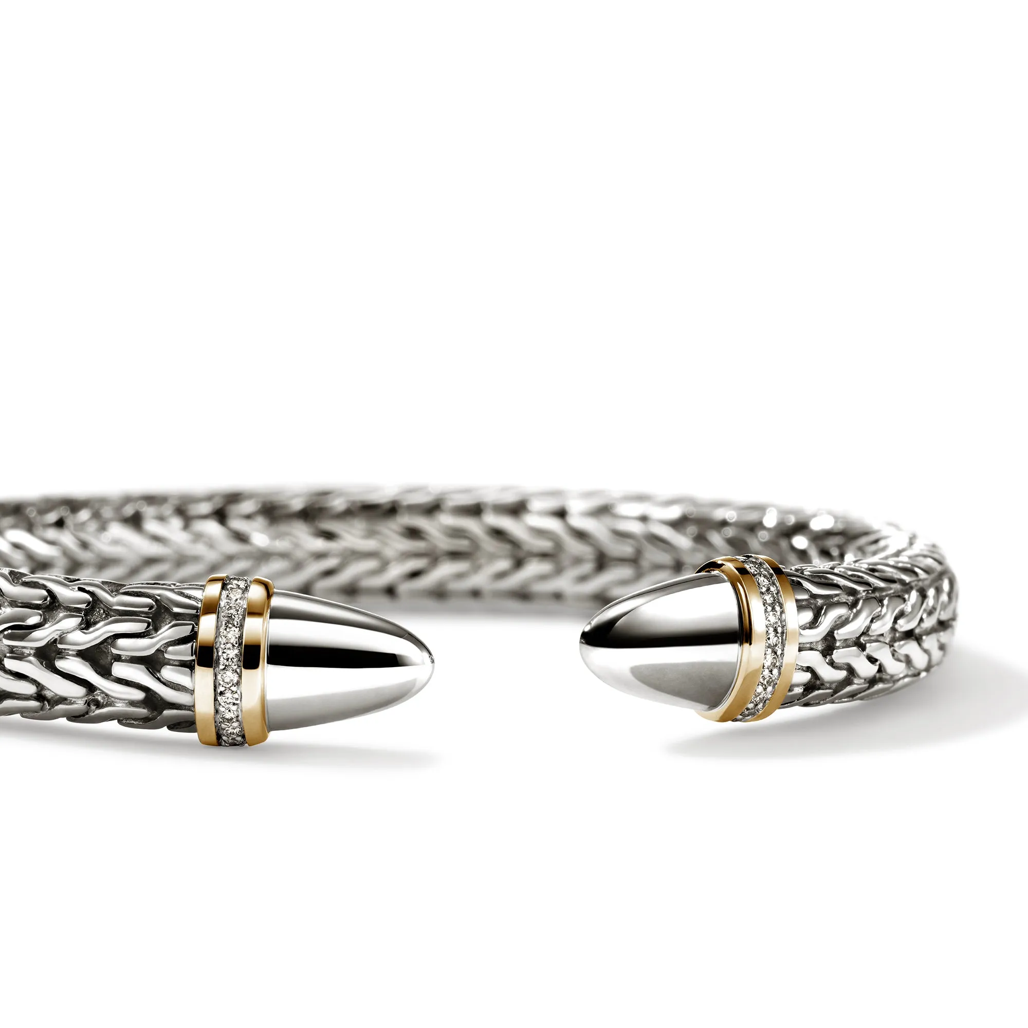 Spear 50 Flex Cuff, Gold, Sterling Silver, Diamonds|CZZP988982DI sold by John Hardy product image thumbnail 2